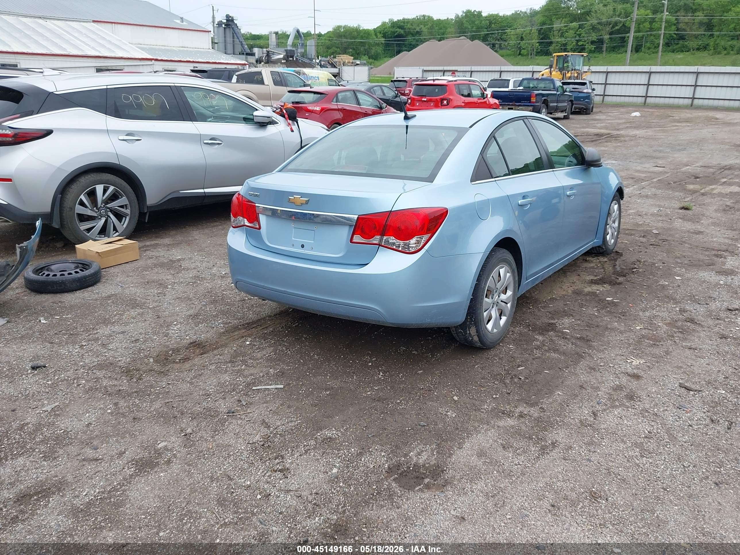 2012 Chevrolet Cruze Ls Light Blue vin: 1G1PC5SH2C7241827