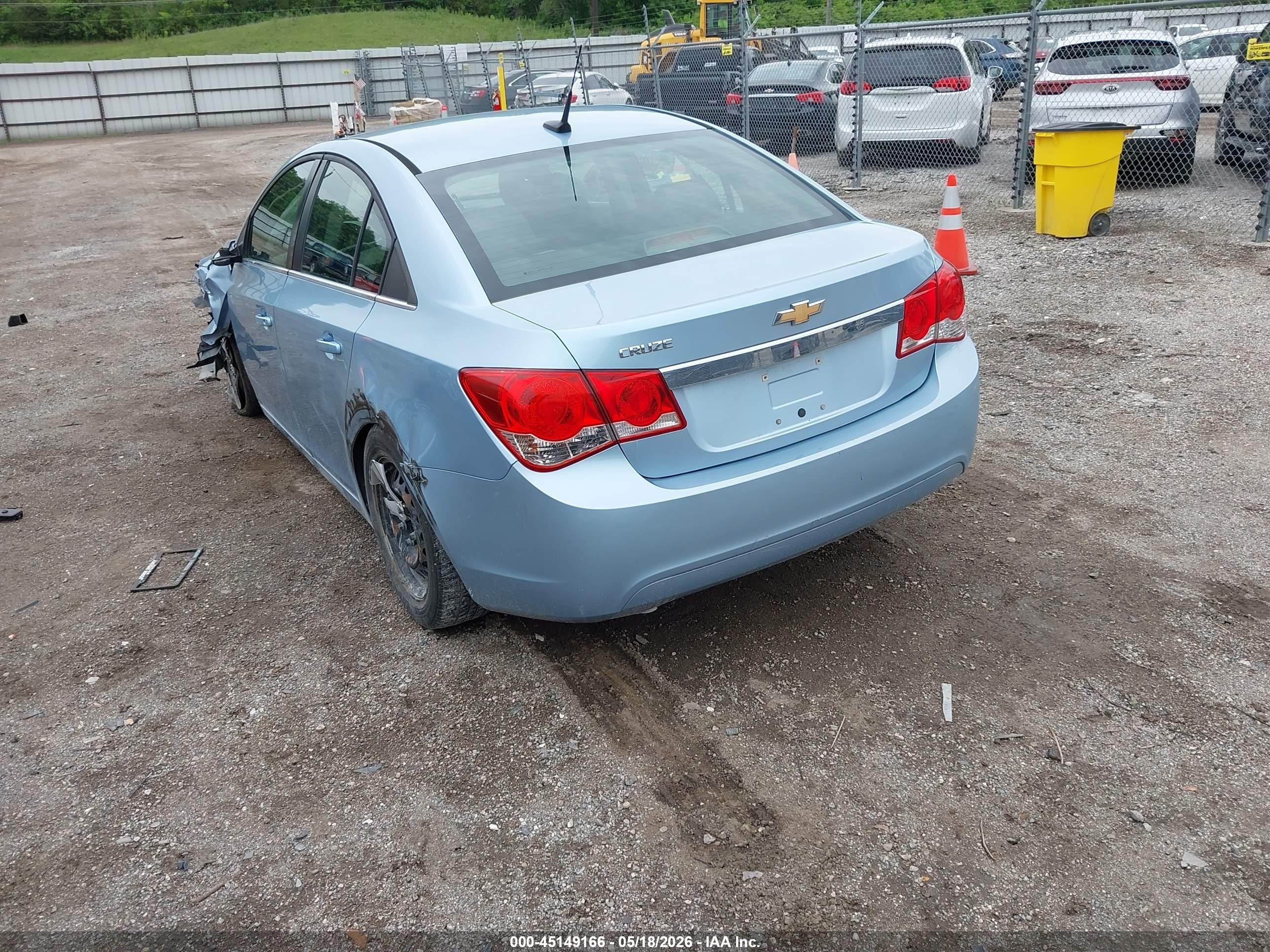 2012 Chevrolet Cruze Ls Light Blue vin: 1G1PC5SH2C7241827