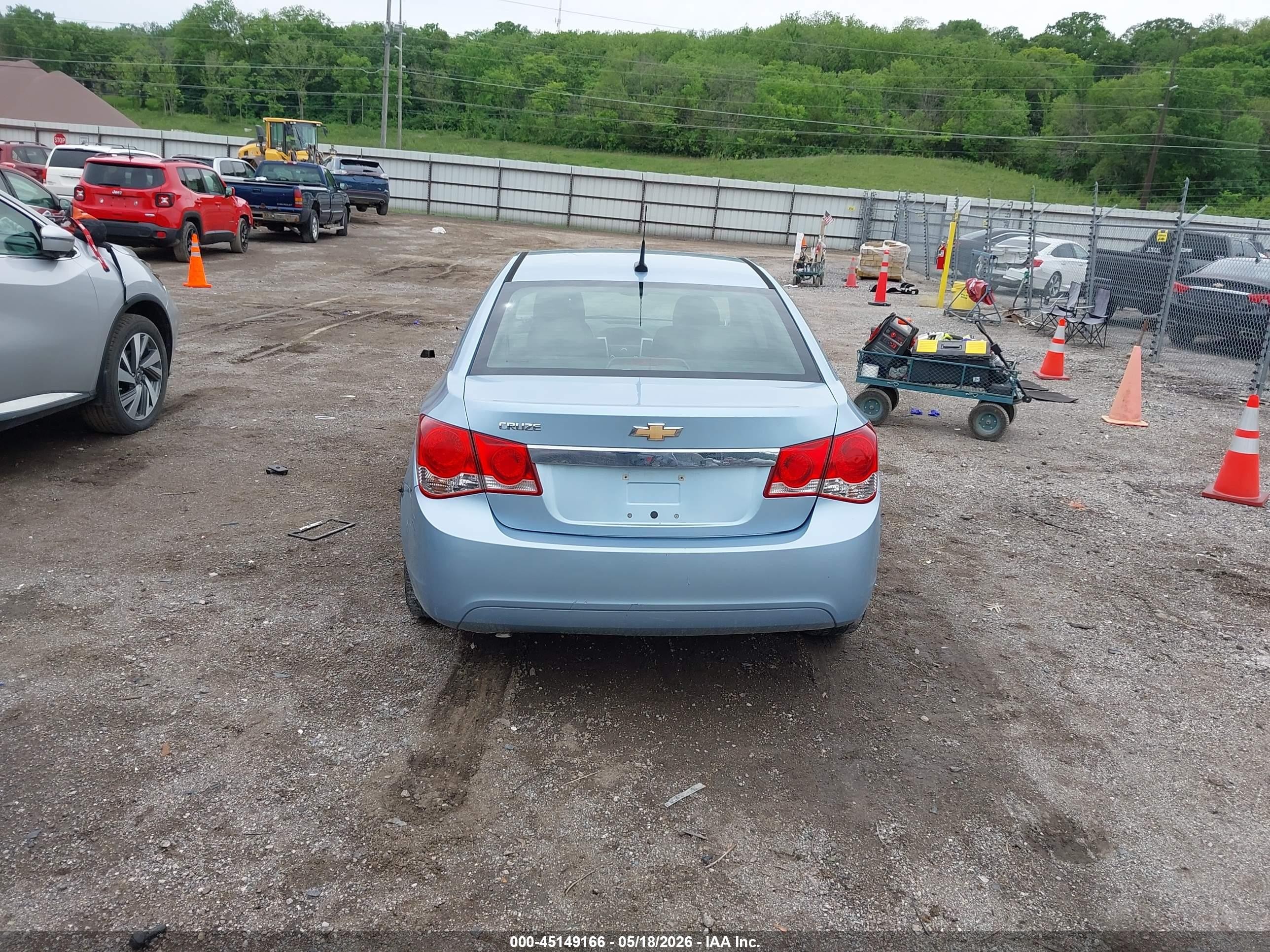 2012 Chevrolet Cruze Ls Light Blue vin: 1G1PC5SH2C7241827