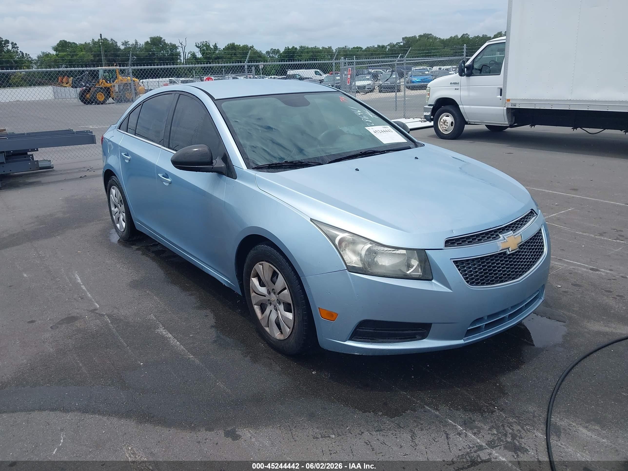 2012 Chevrolet Cruze Ls Light Blue vin: 1G1PC5SH2C7286461