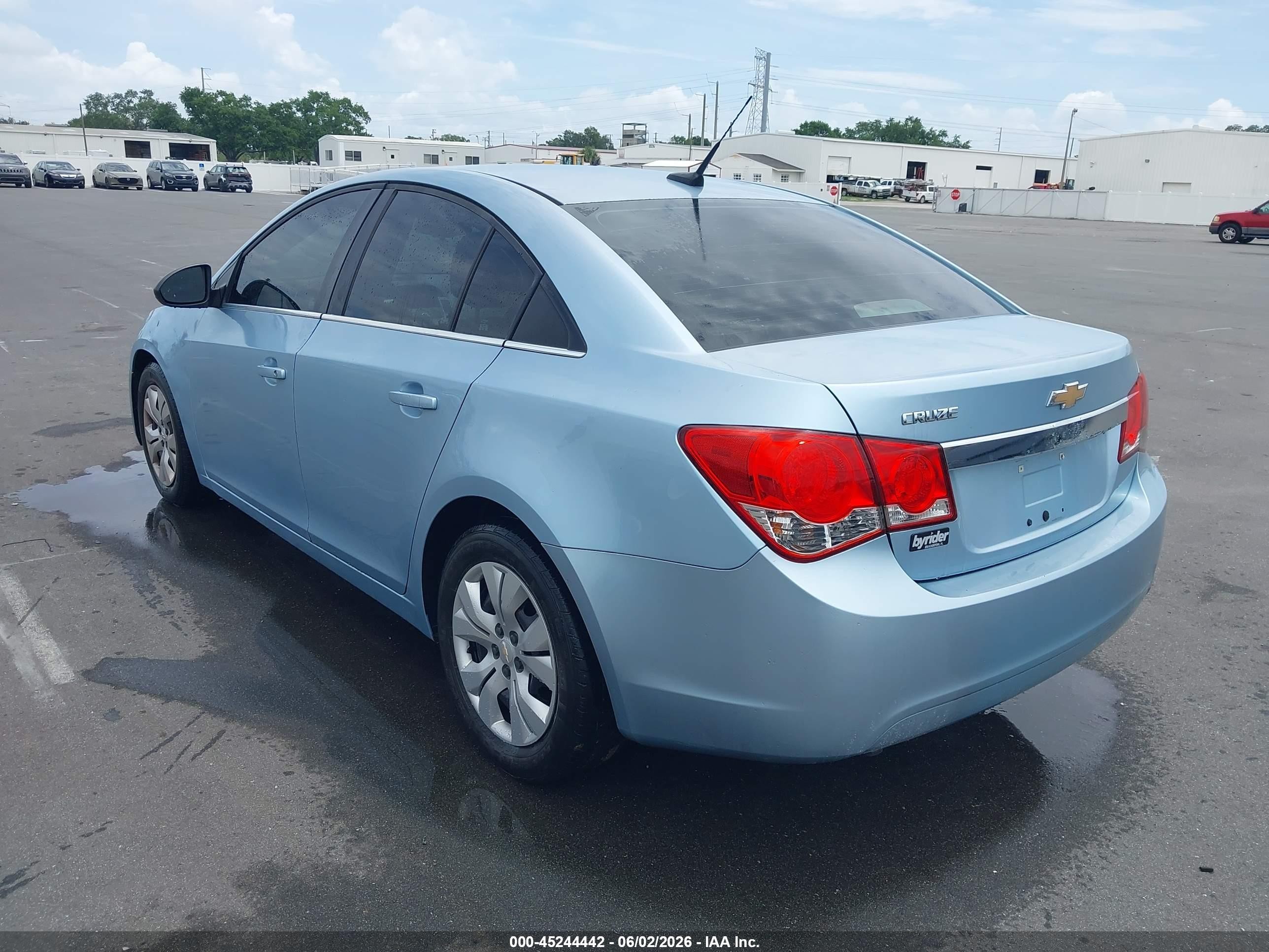 2012 Chevrolet Cruze Ls Light Blue vin: 1G1PC5SH2C7286461