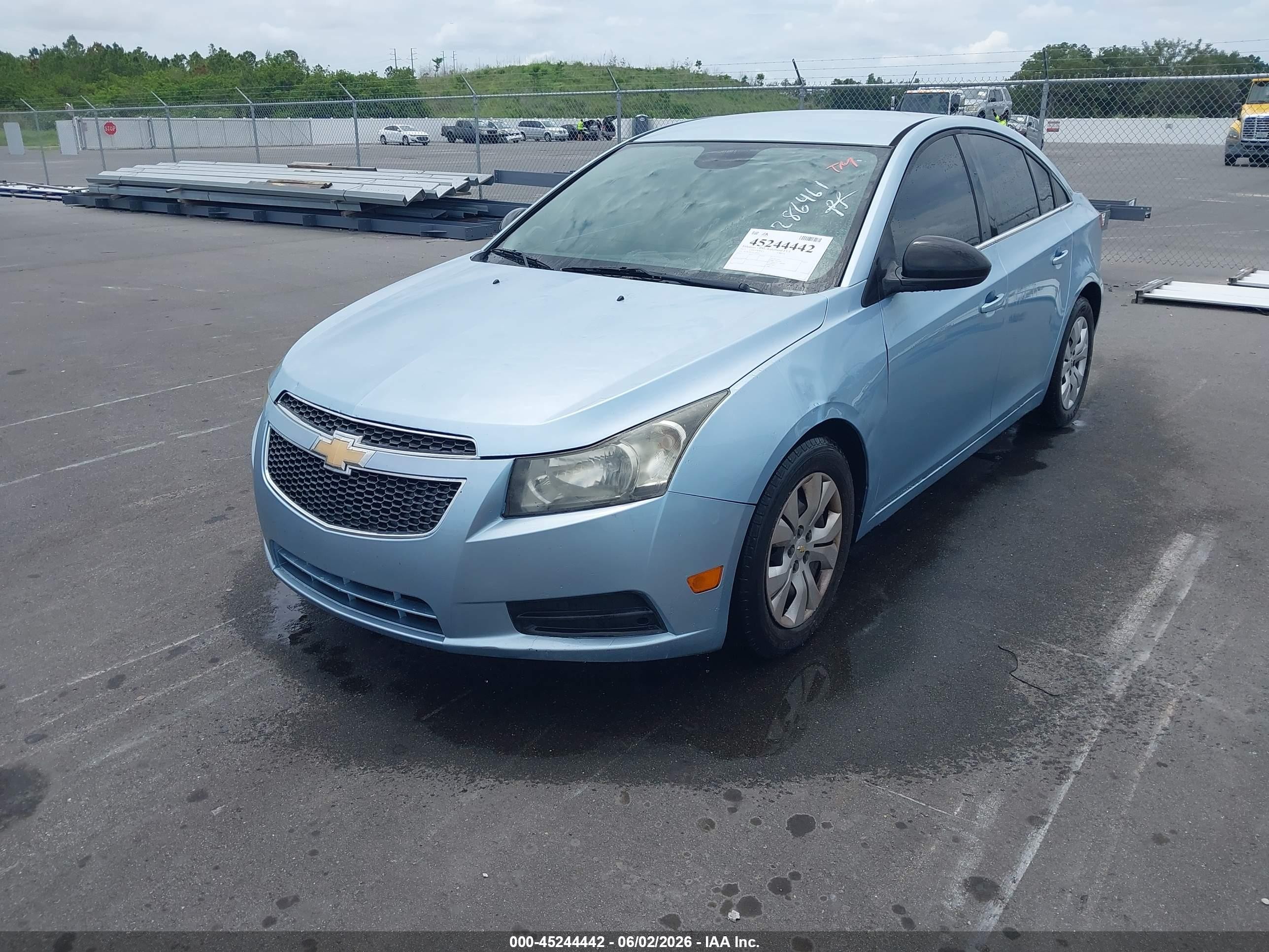 2012 Chevrolet Cruze Ls Light Blue vin: 1G1PC5SH2C7286461