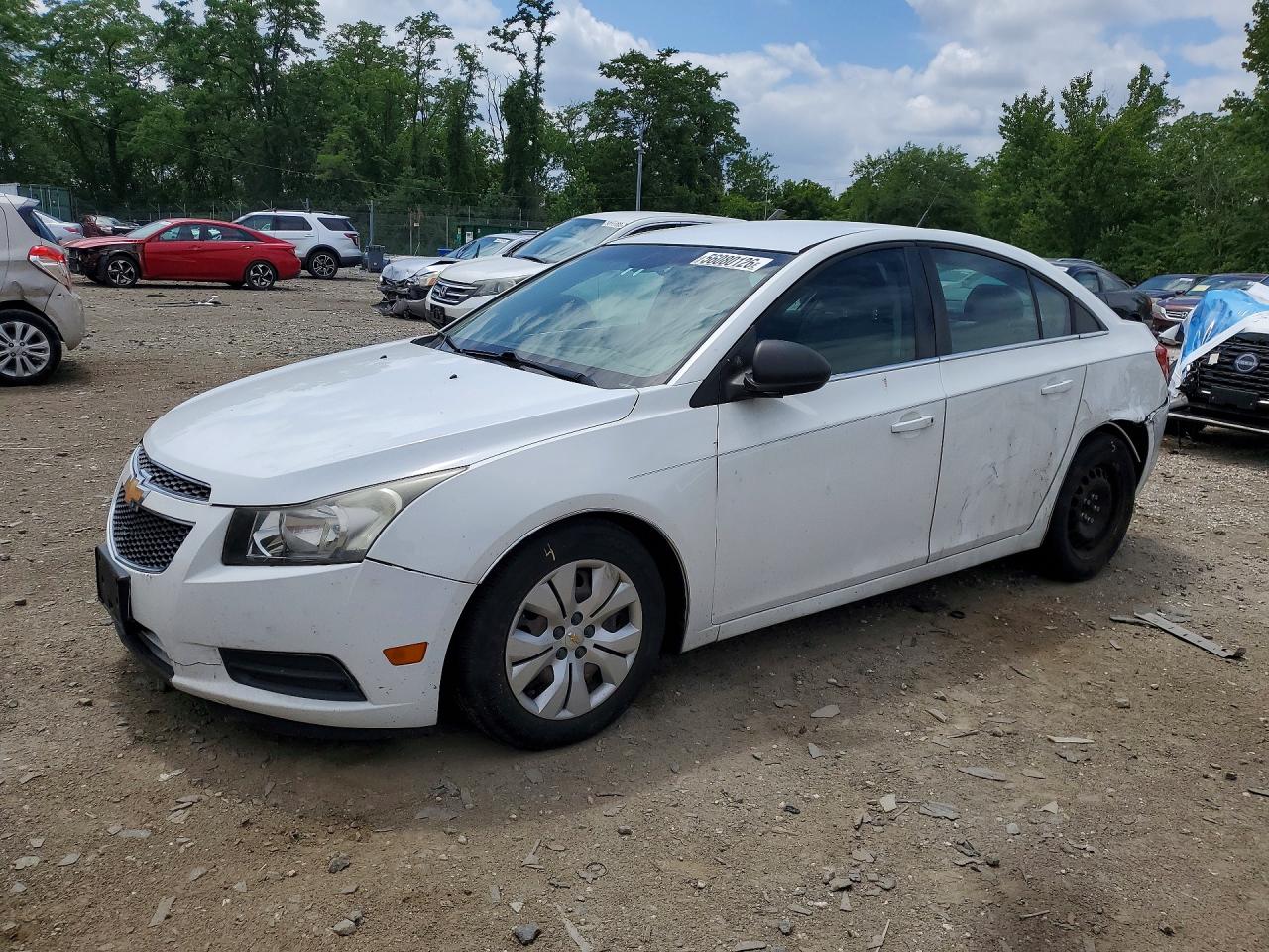2012 Chevrolet Cruze Ls White vin: 1G1PC5SH2C7287691