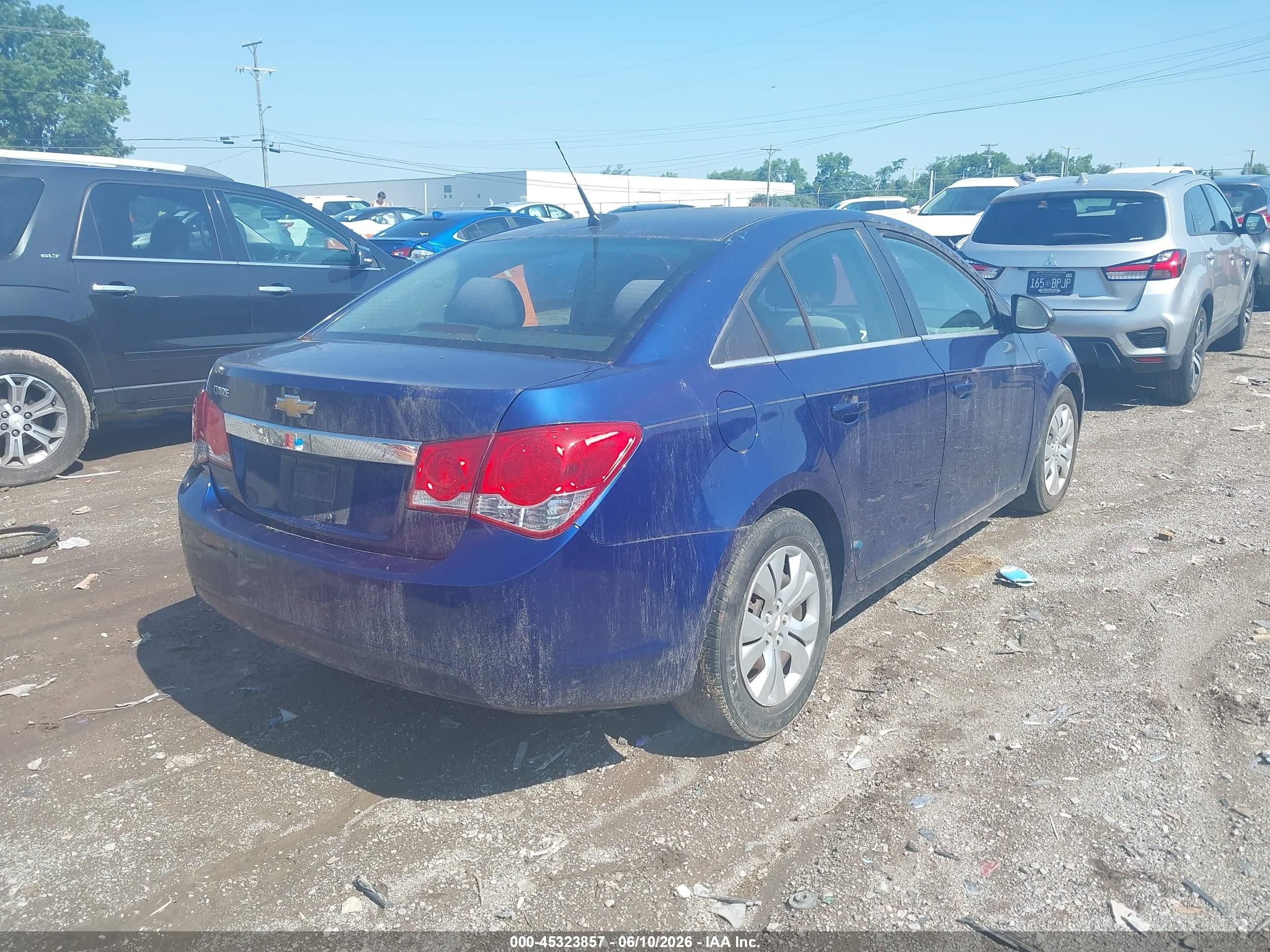 2012 Chevrolet Cruze Ls Синий vin: 1G1PC5SH2C7310483