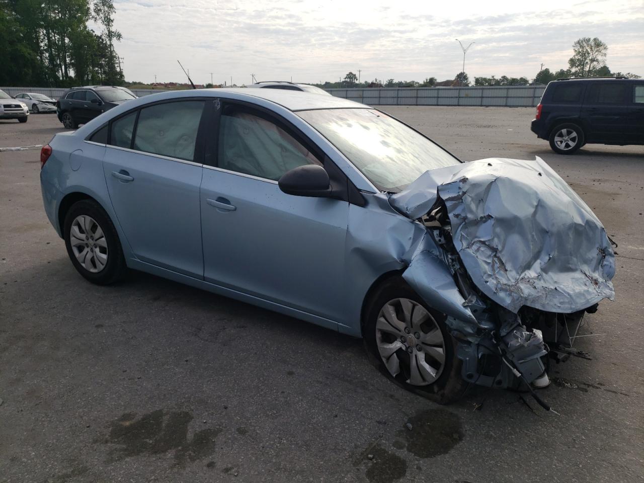 2012 Chevrolet Cruze Ls Blue vin: 1G1PC5SH2C7312976