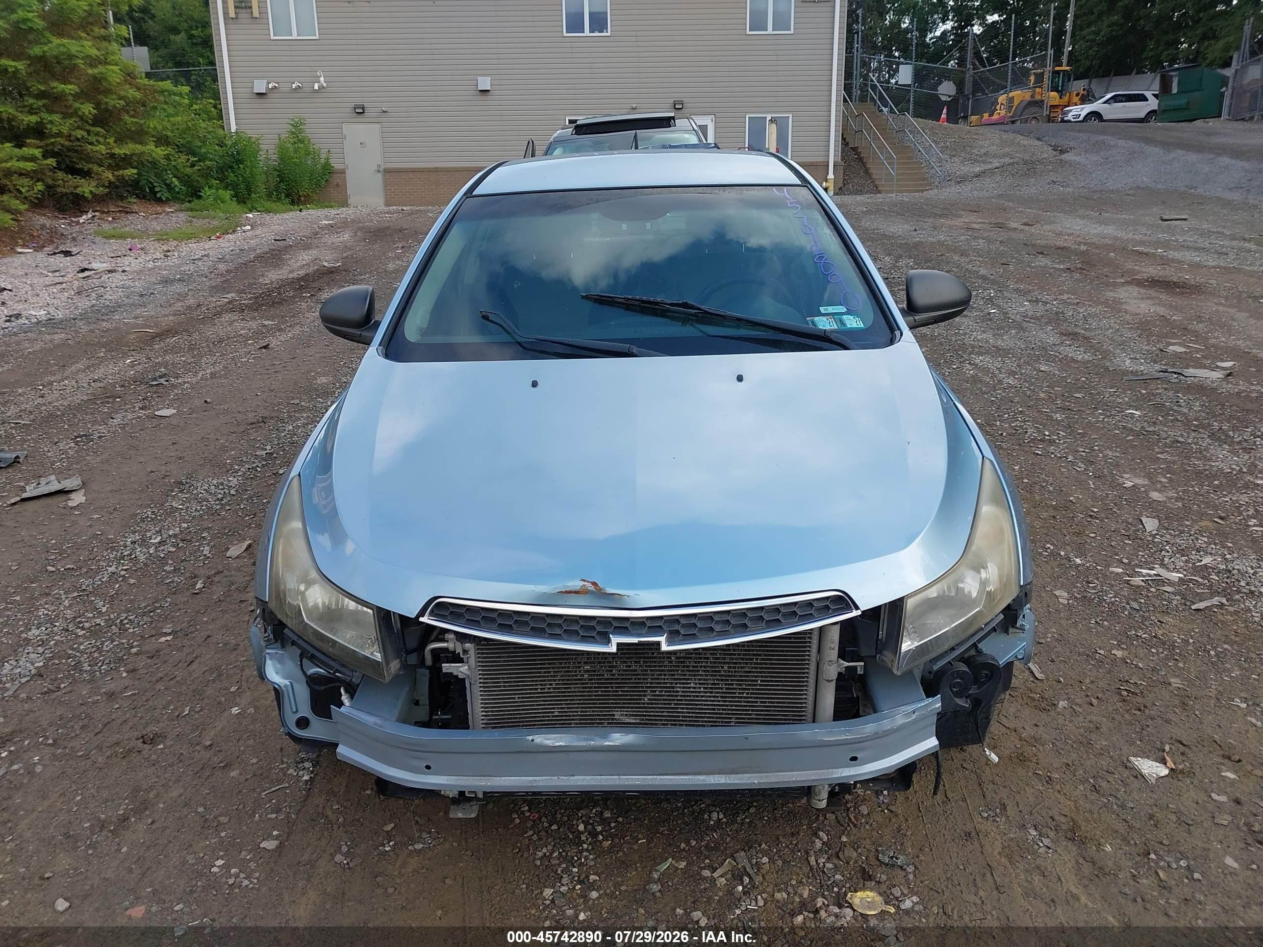 2012 Chevrolet Cruze Ls Синий vin: 1G1PC5SH2C7314792