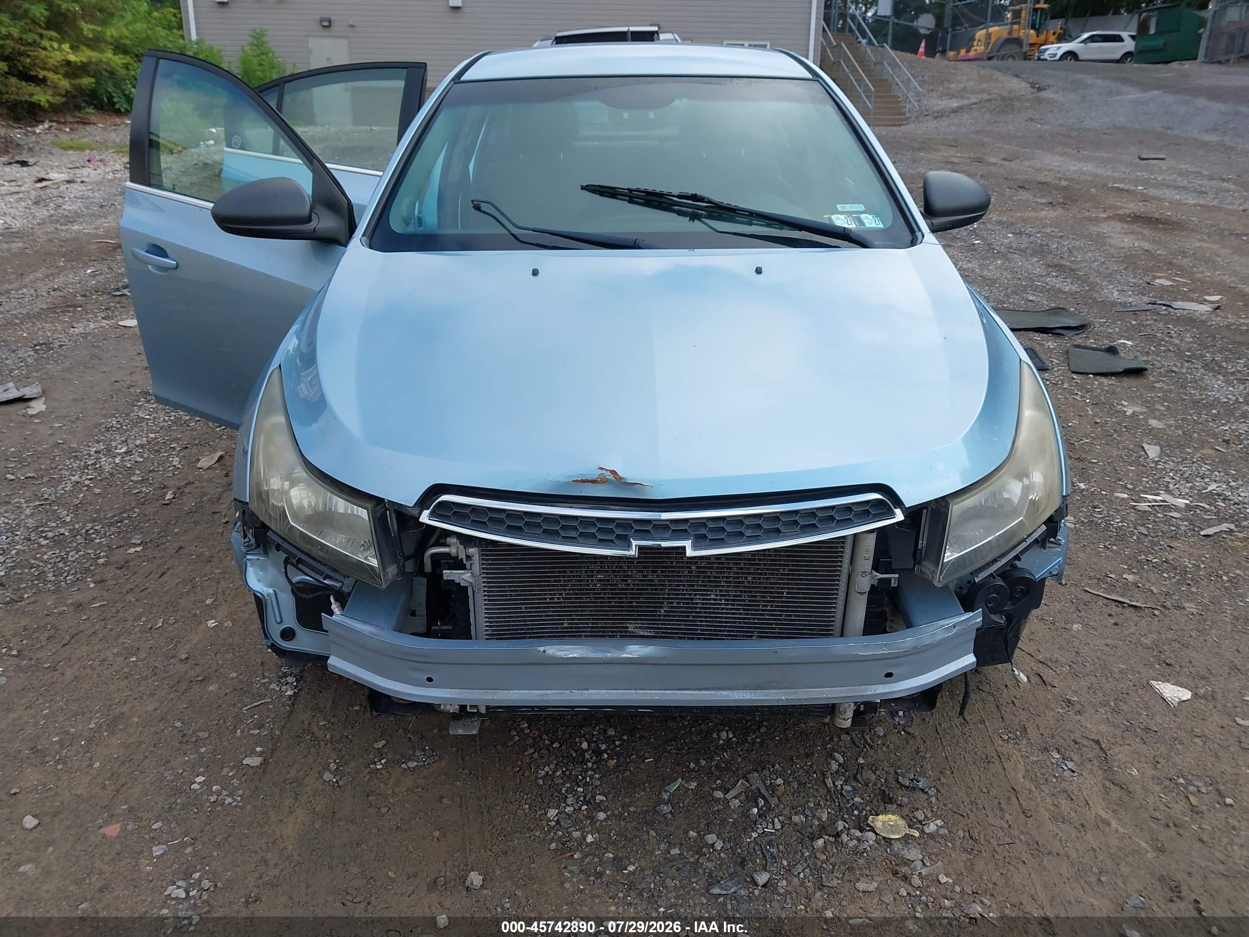 2012 Chevrolet Cruze Ls Синий vin: 1G1PC5SH2C7314792