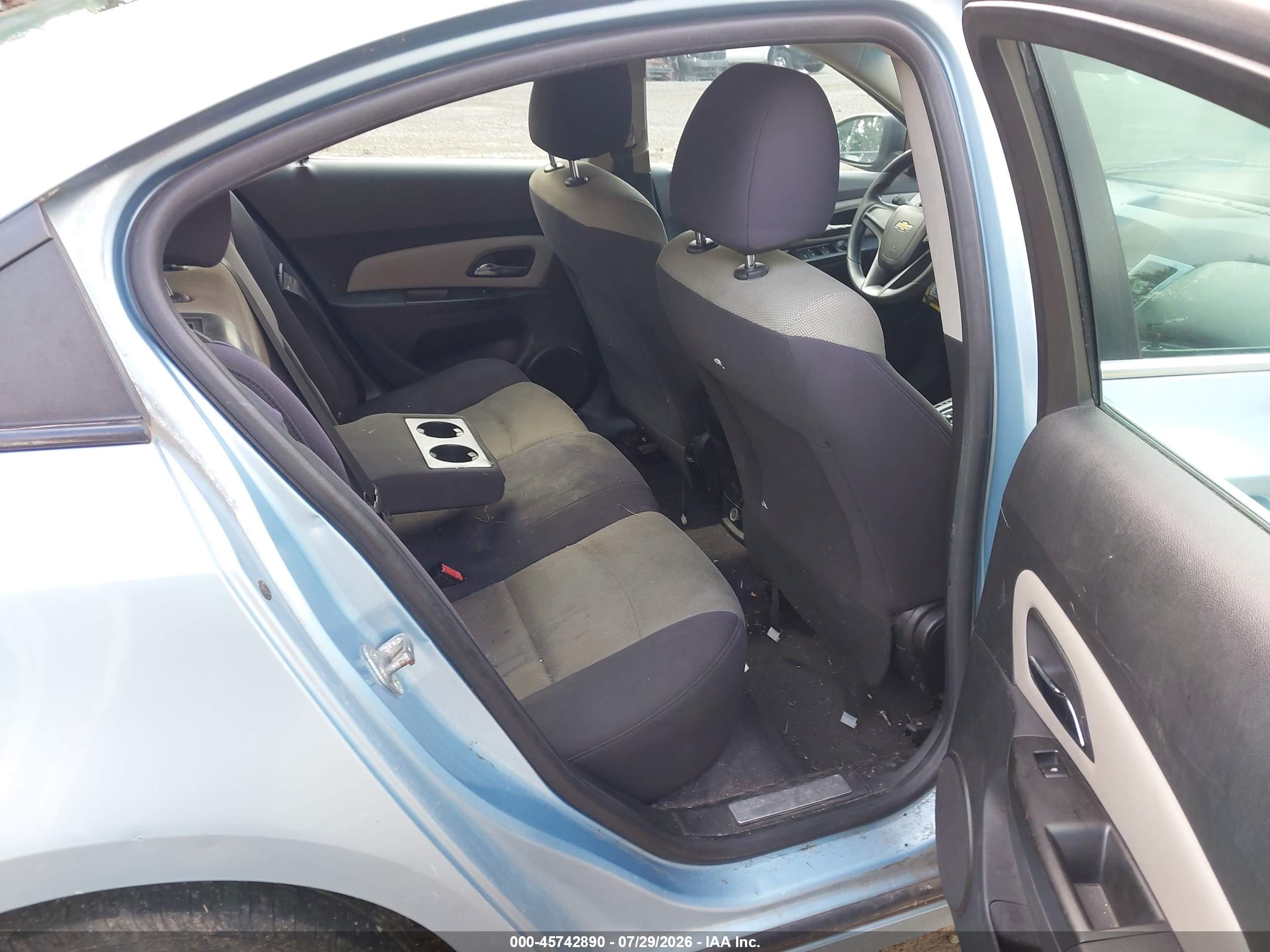 2012 Chevrolet Cruze Ls Синий vin: 1G1PC5SH2C7314792