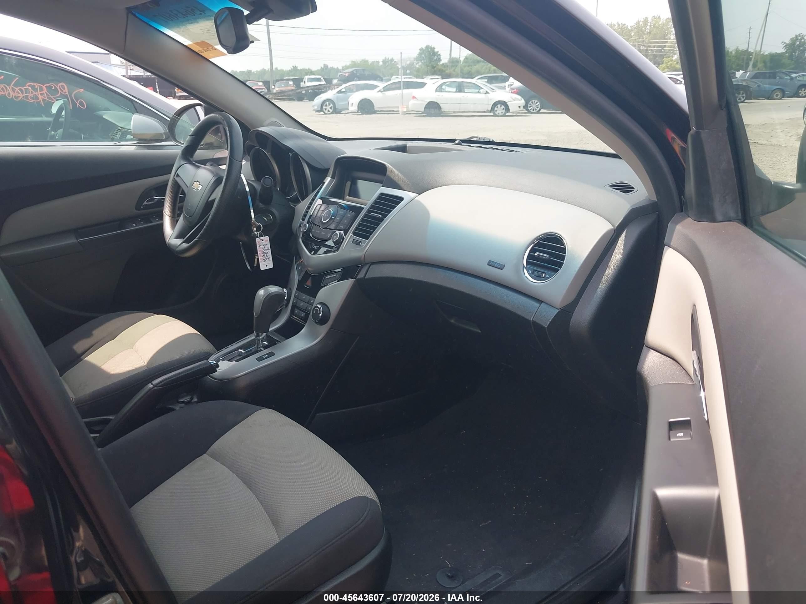 2012 Chevrolet Cruze Ls Black vin: 1G1PC5SH2C7374703