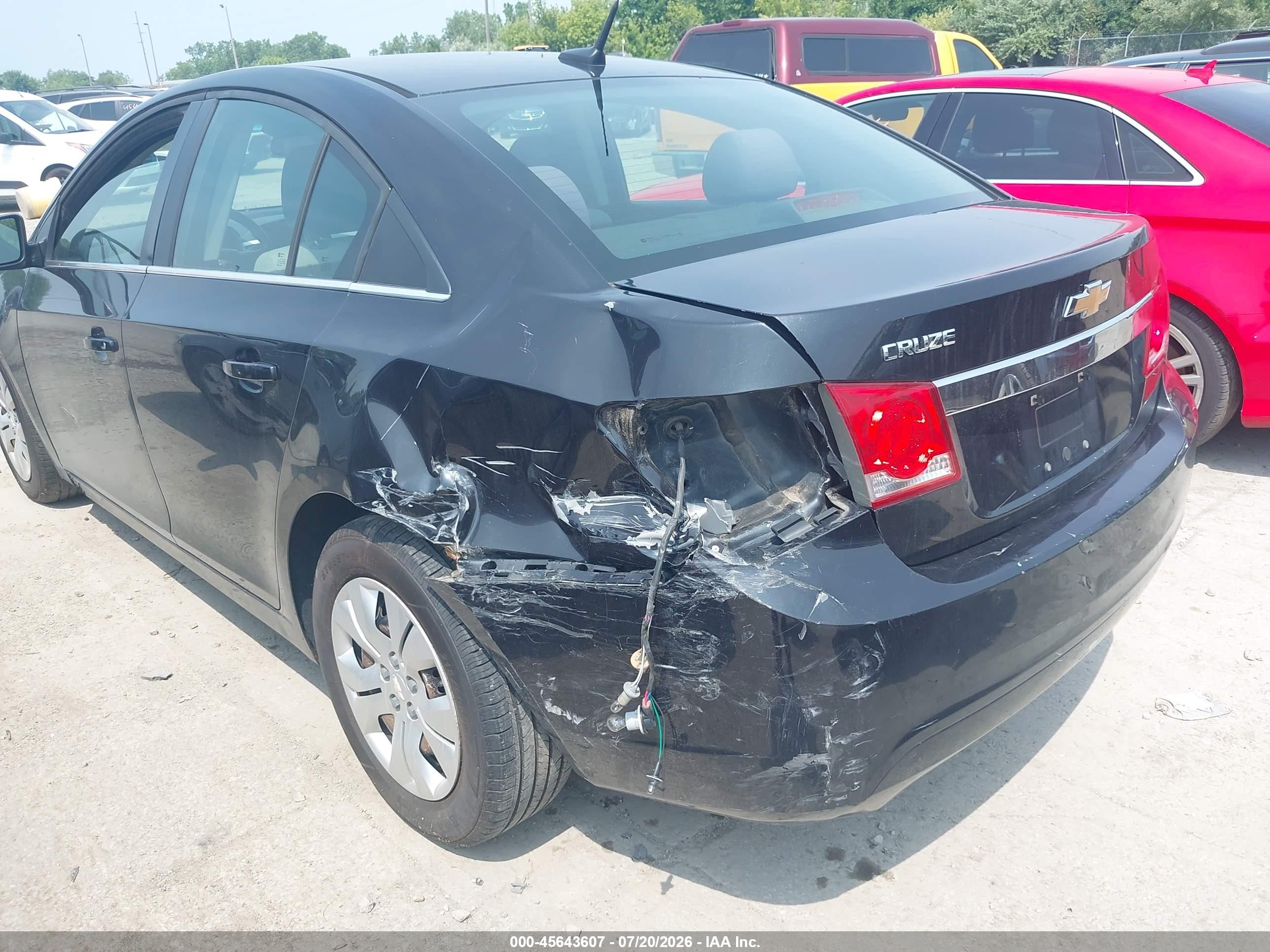 2012 Chevrolet Cruze Ls Black vin: 1G1PC5SH2C7374703
