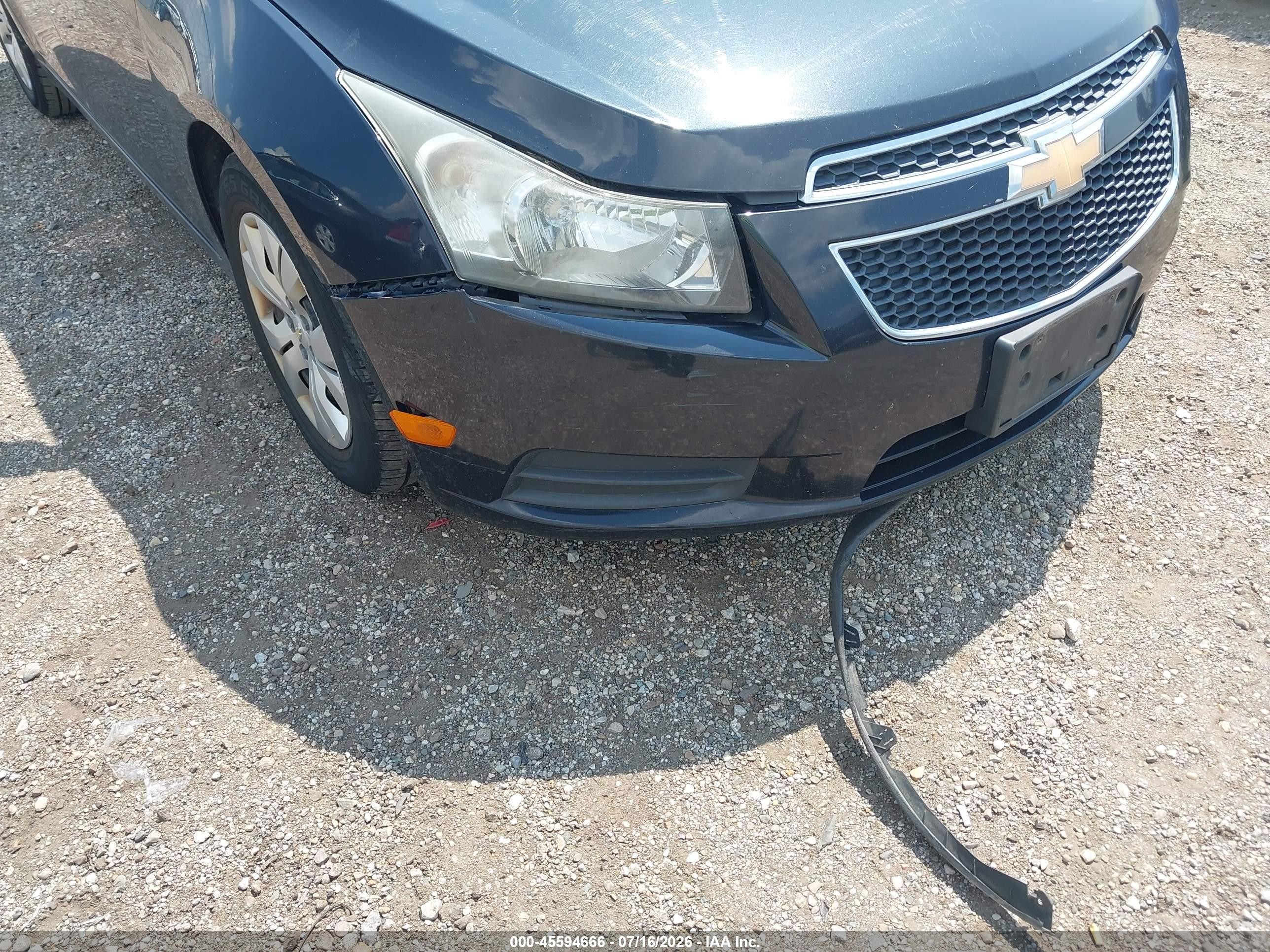 2012 Chevrolet Cruze Ls Black vin: 1G1PC5SH2C7377648