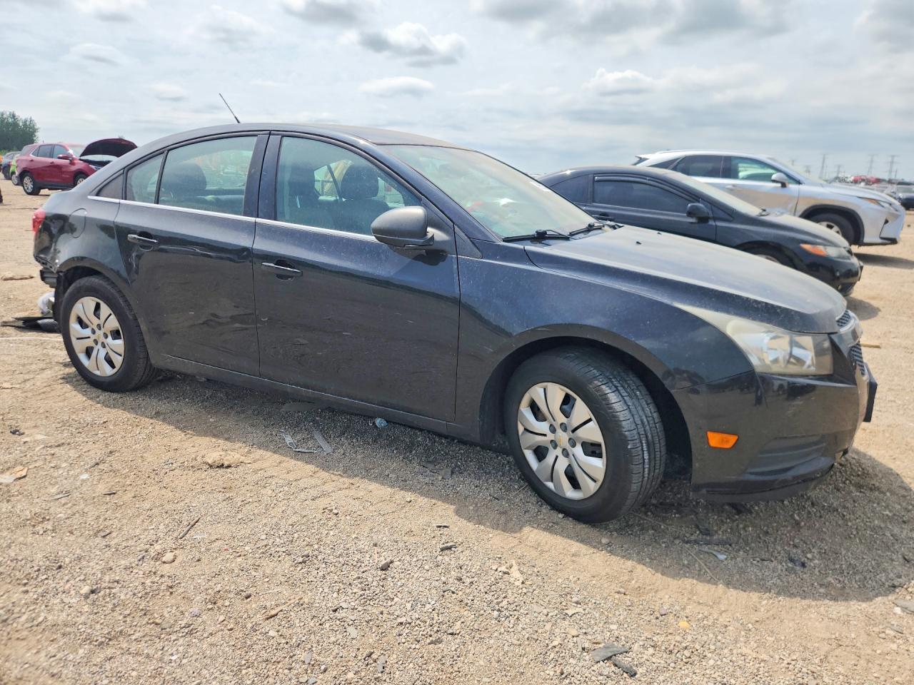 2012 Chevrolet Cruze Ls Black vin: 1G1PC5SH2C7393736