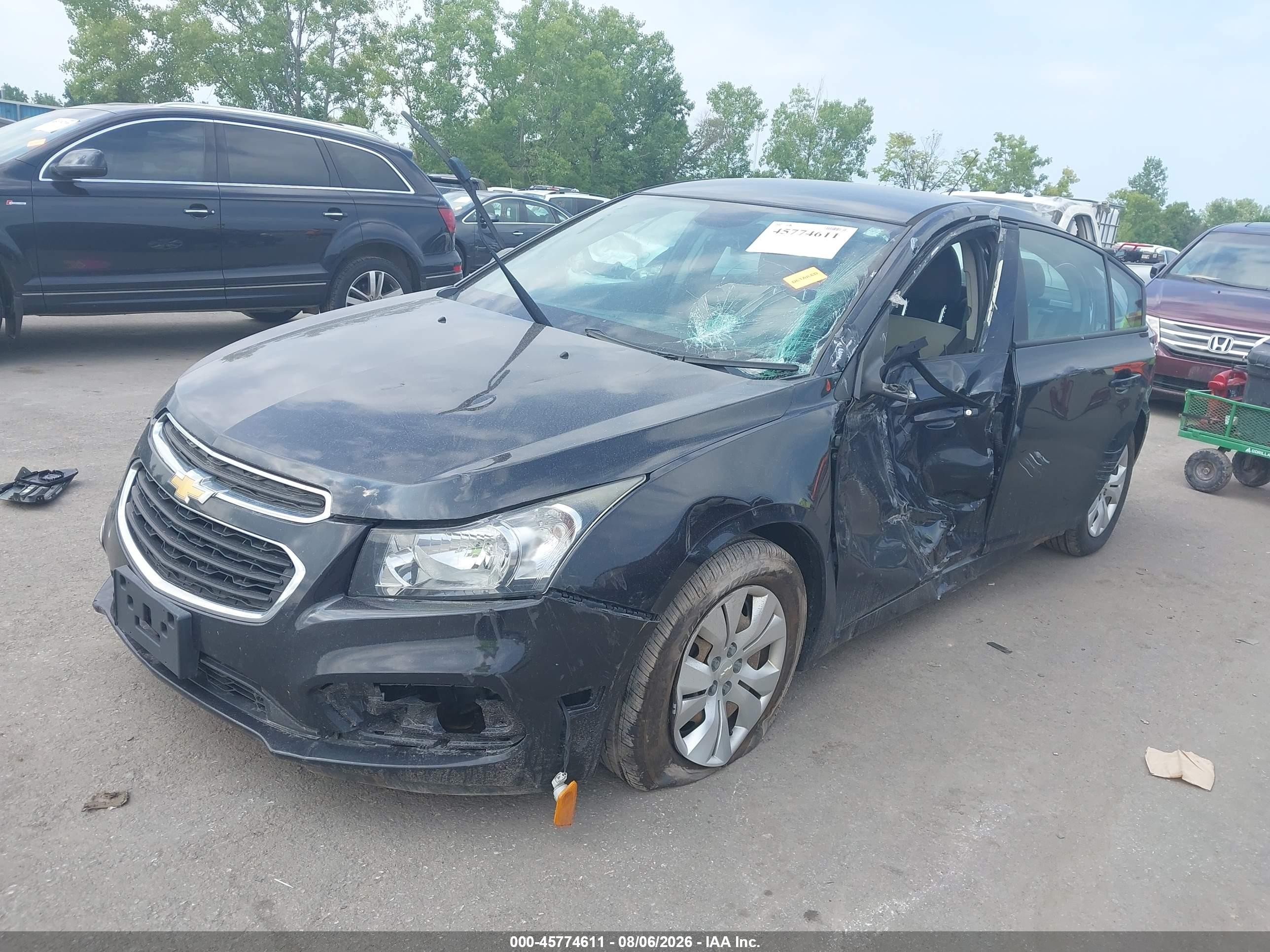 2016 Chevrolet Cruze Limited Ls Auto Black vin: 1G1PC5SH2G7143175