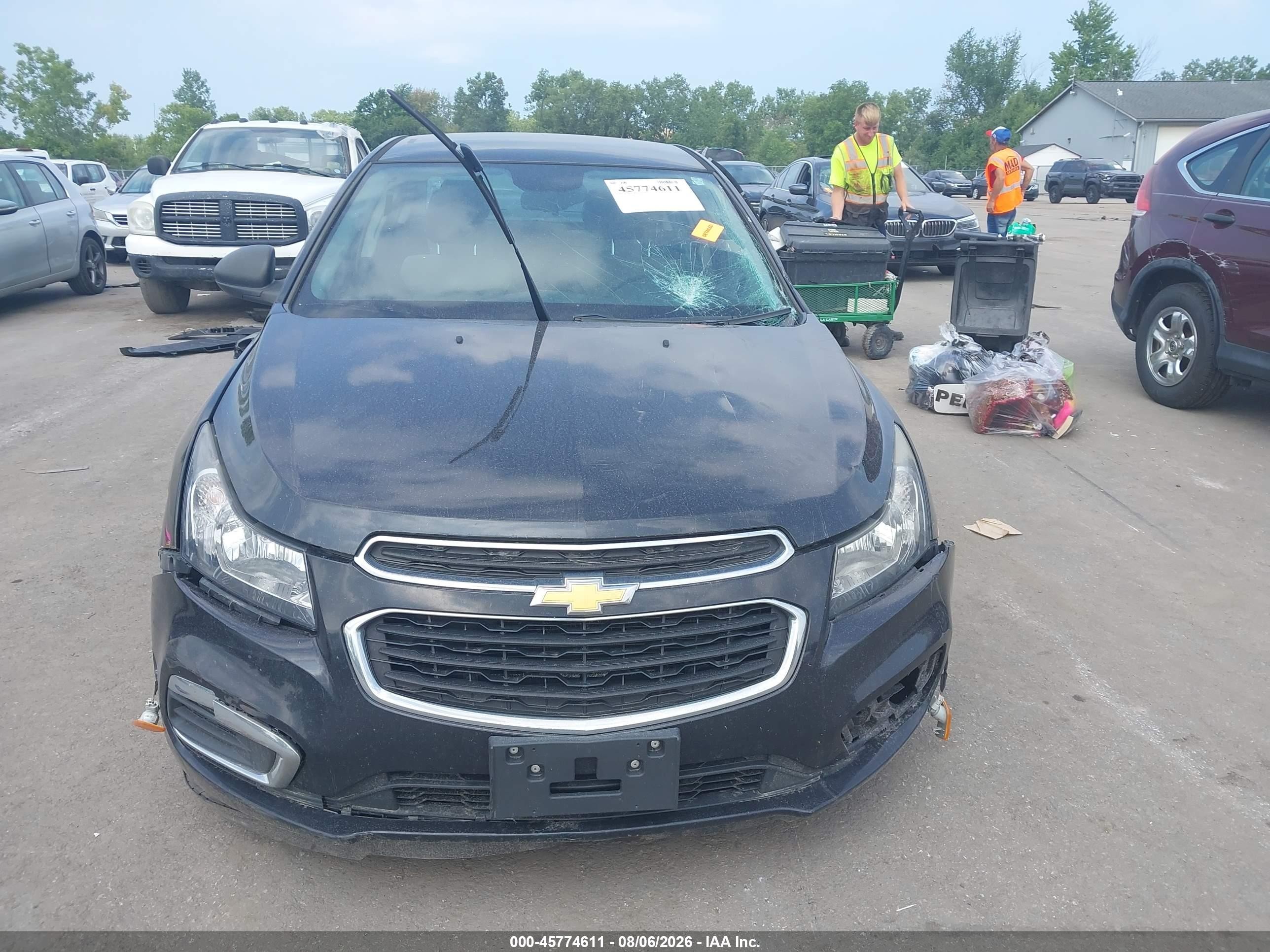 2016 Chevrolet Cruze Limited Ls Auto Black vin: 1G1PC5SH2G7143175