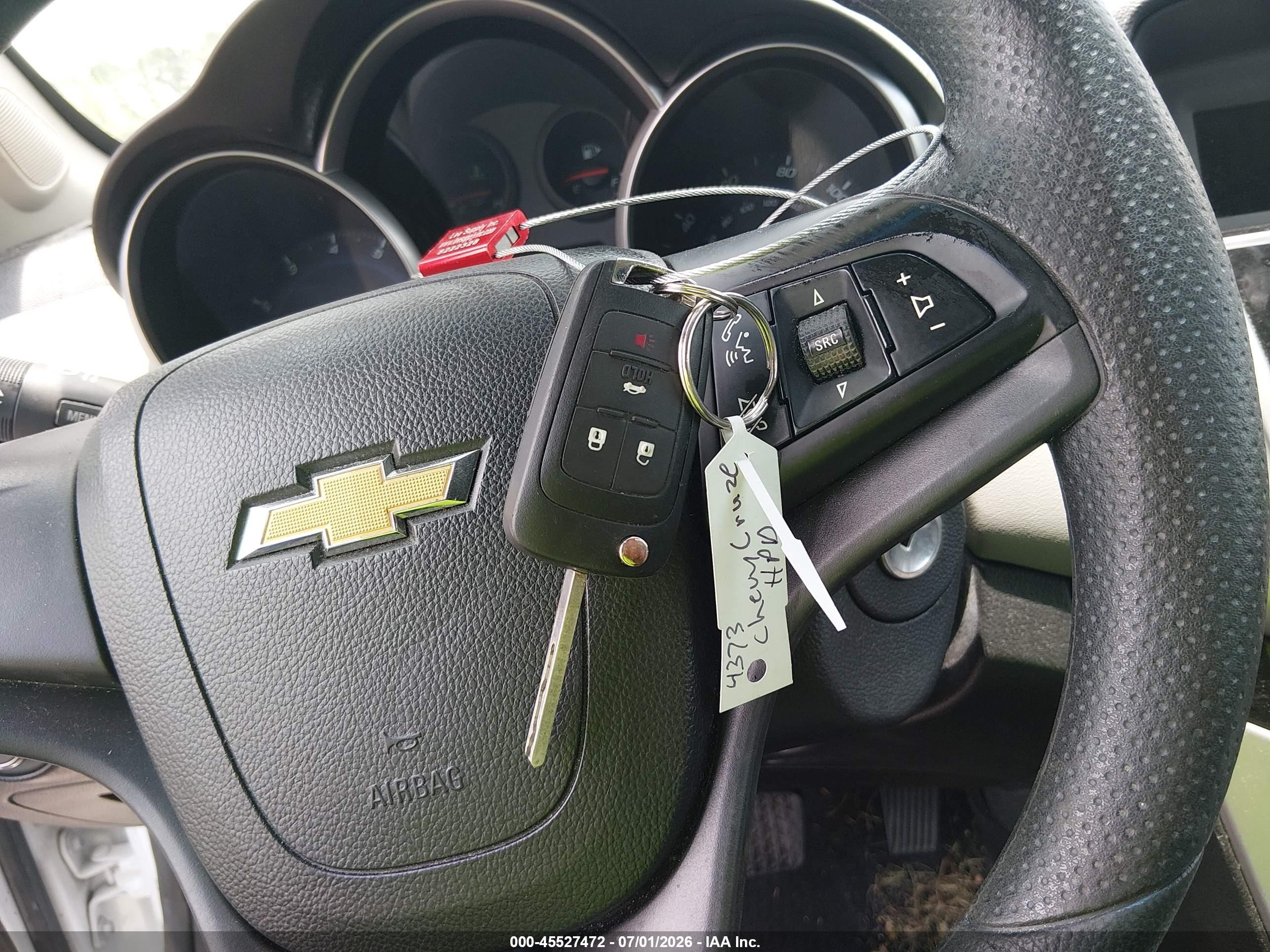 2011 Chevrolet Cruze Ls White vin: 1G1PC5SH3B7184374