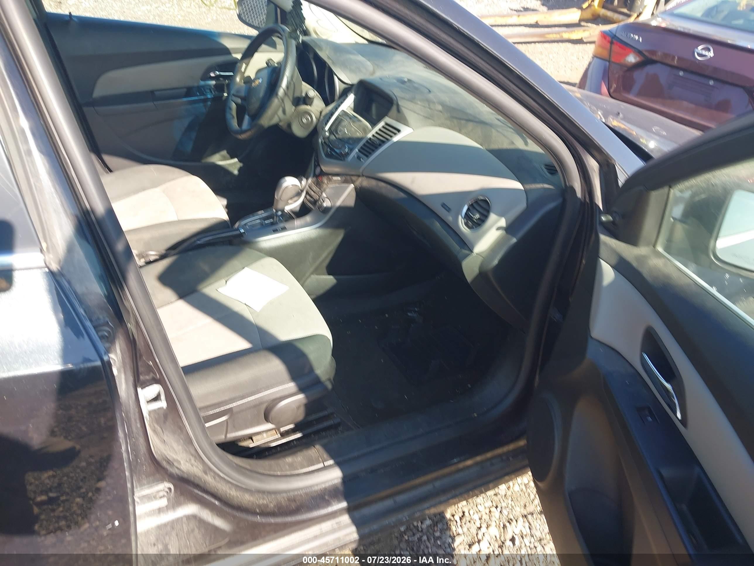 2011 Chevrolet Cruze Ls Black vin: 1G1PC5SH3B7219480