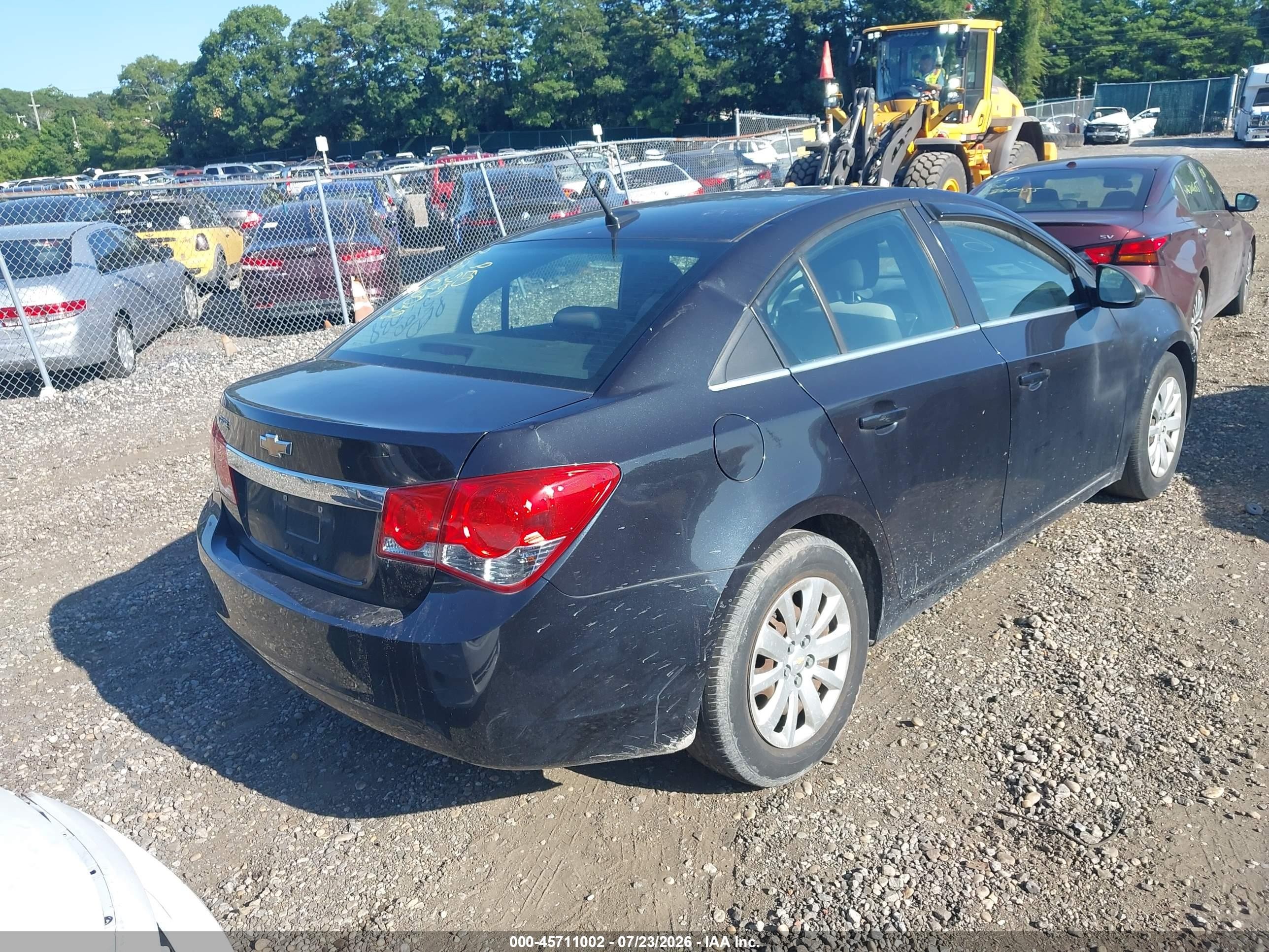 2011 Chevrolet Cruze Ls Black vin: 1G1PC5SH3B7219480
