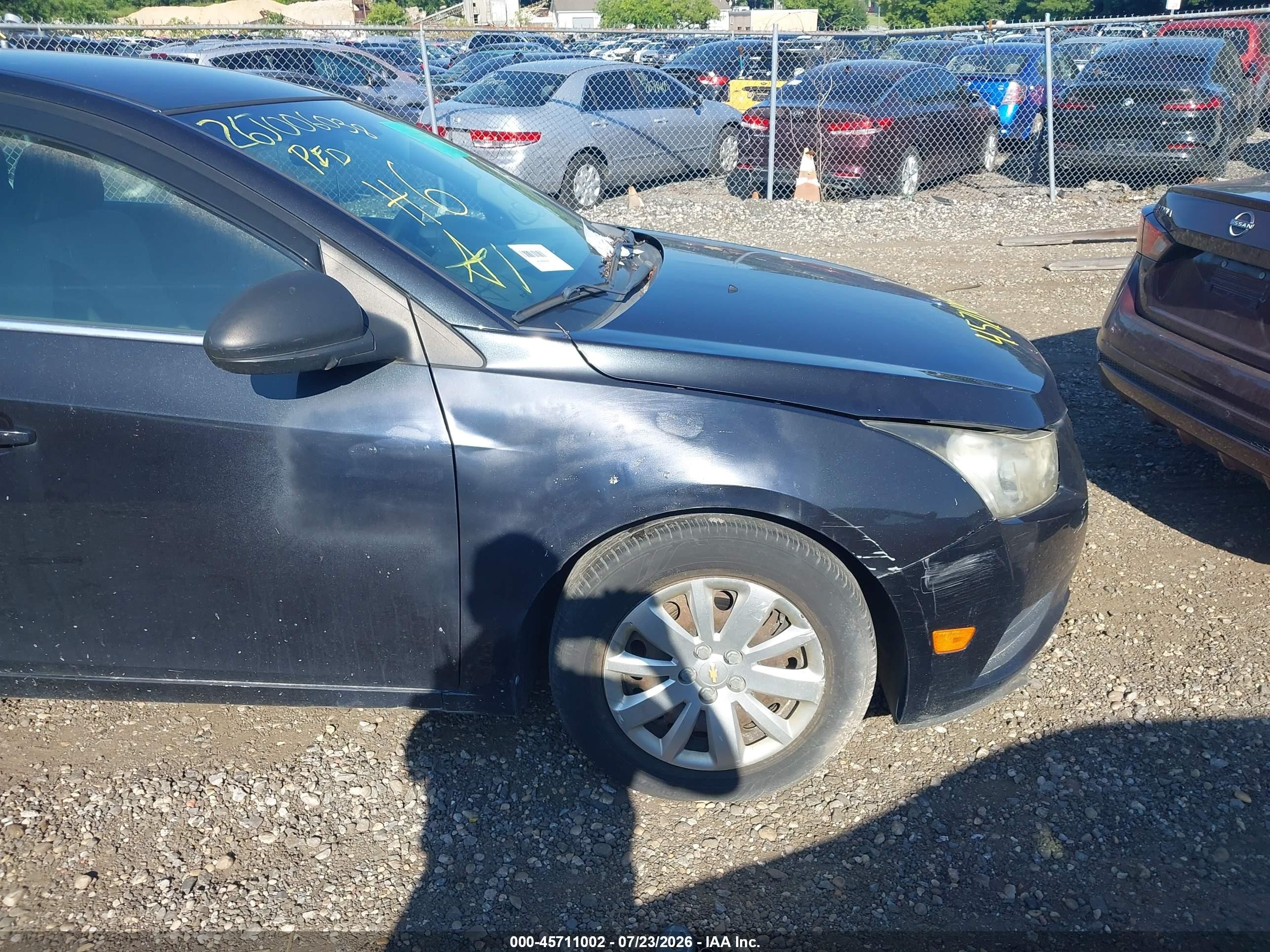 2011 Chevrolet Cruze Ls Black vin: 1G1PC5SH3B7219480