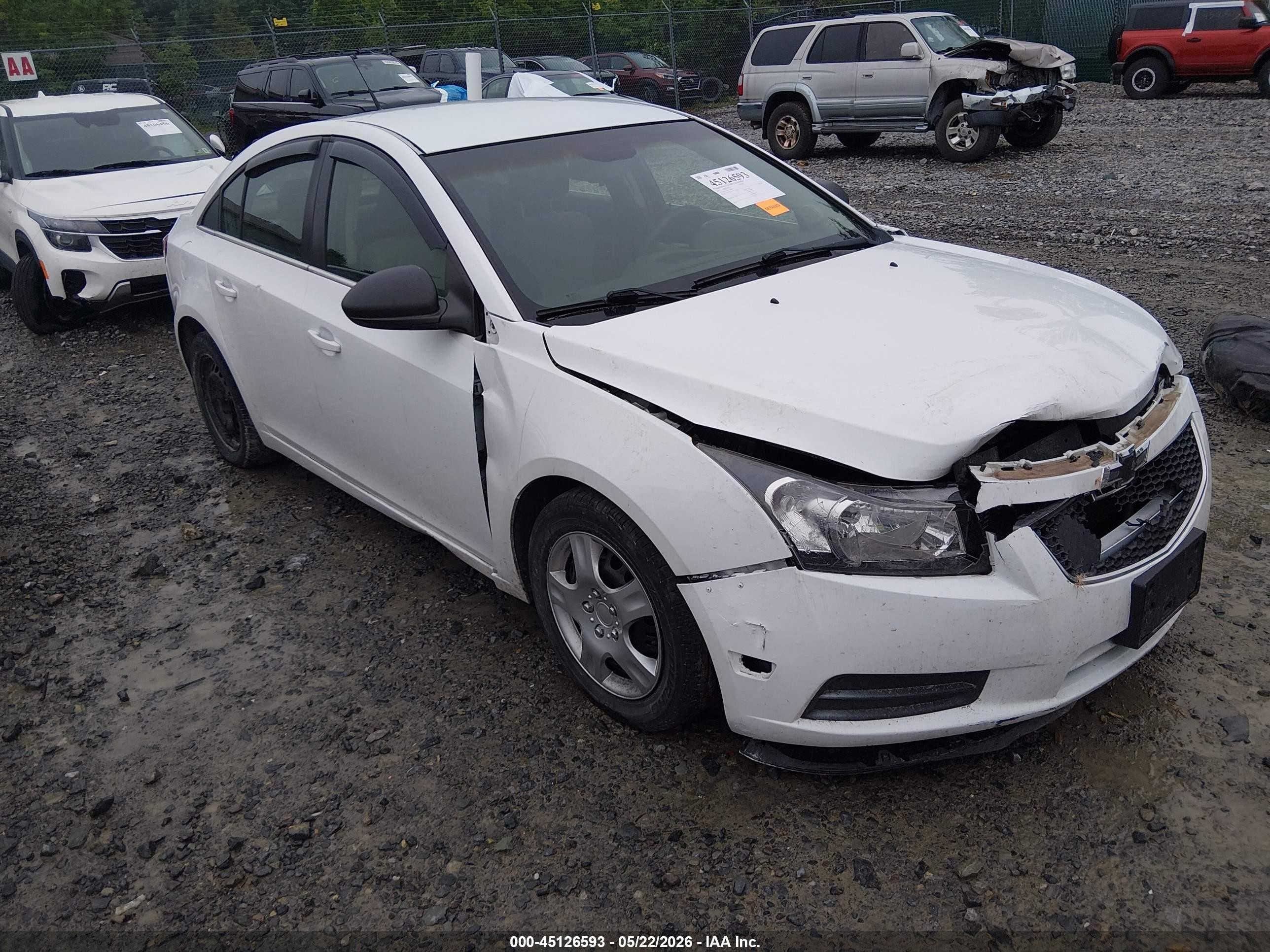 2012 Chevrolet Cruze Ls White vin: 1G1PC5SH3C7196963