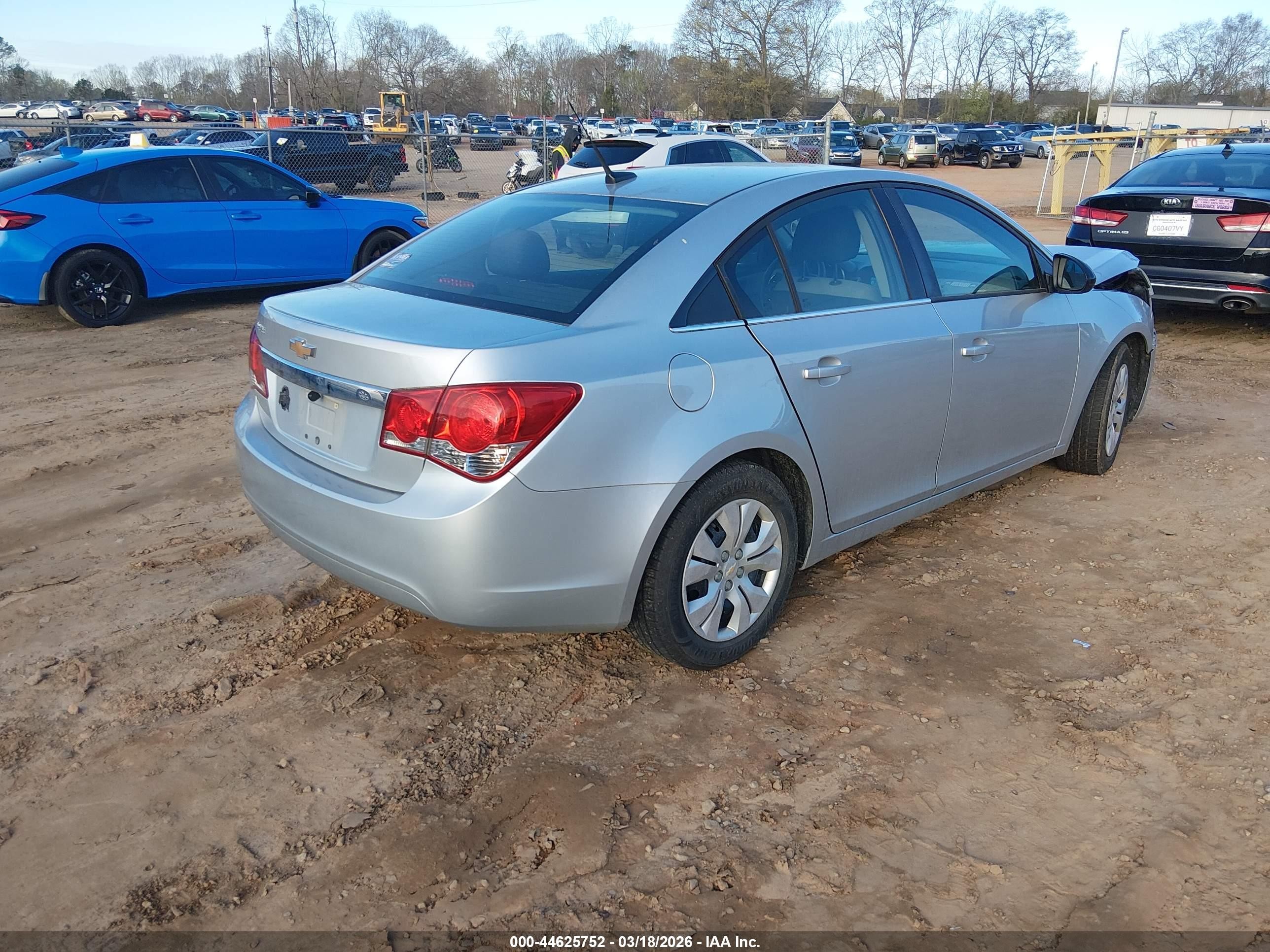 2012 Chevrolet Cruze Ls Silver vin: 1G1PC5SH3C7224180
