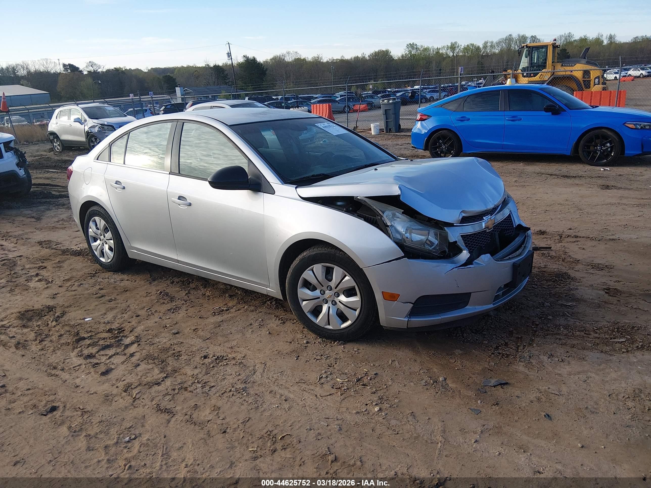 2012 Chevrolet Cruze Ls Silver vin: 1G1PC5SH3C7224180