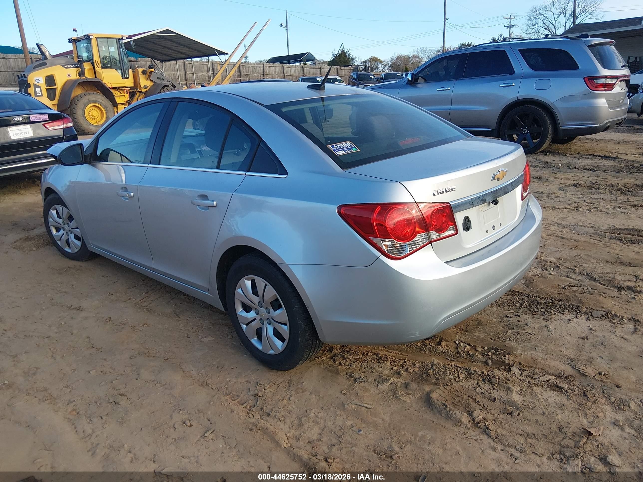 2012 Chevrolet Cruze Ls Silver vin: 1G1PC5SH3C7224180