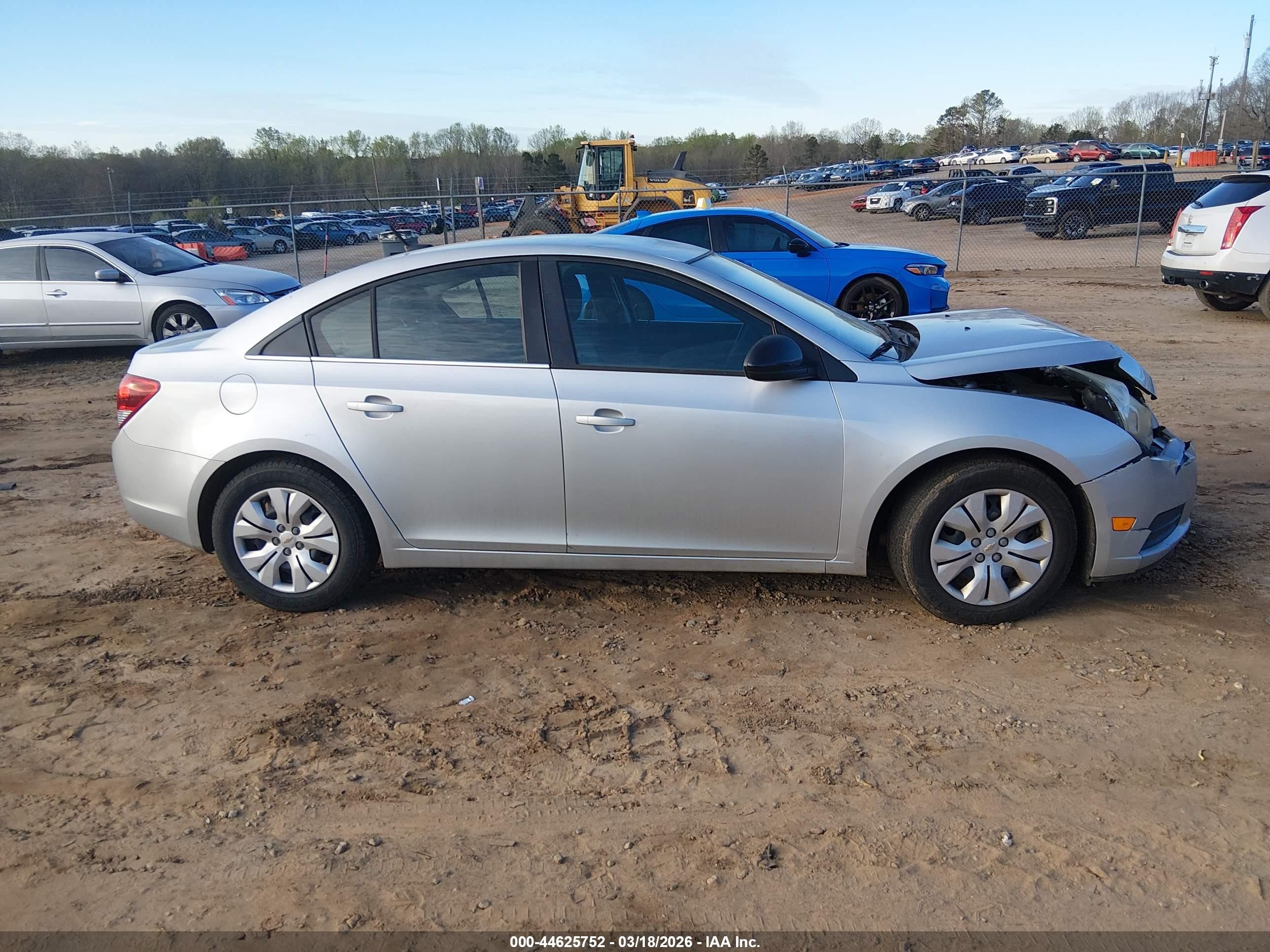 2012 Chevrolet Cruze Ls Silver vin: 1G1PC5SH3C7224180