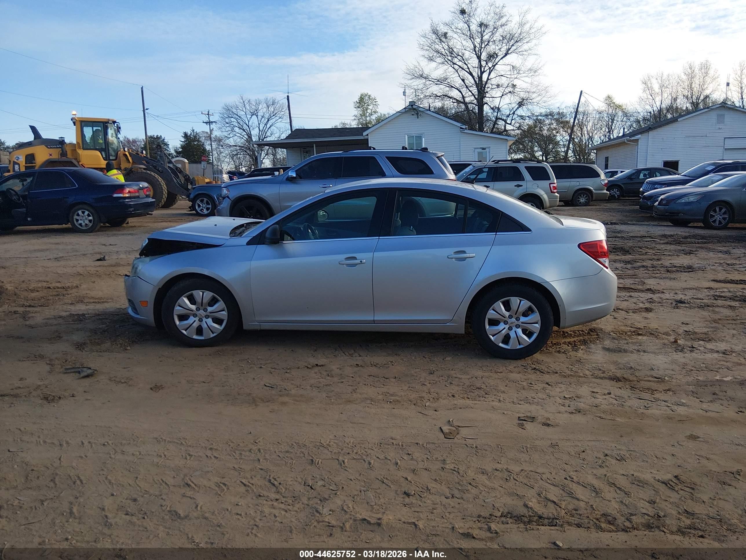 2012 Chevrolet Cruze Ls Silver vin: 1G1PC5SH3C7224180