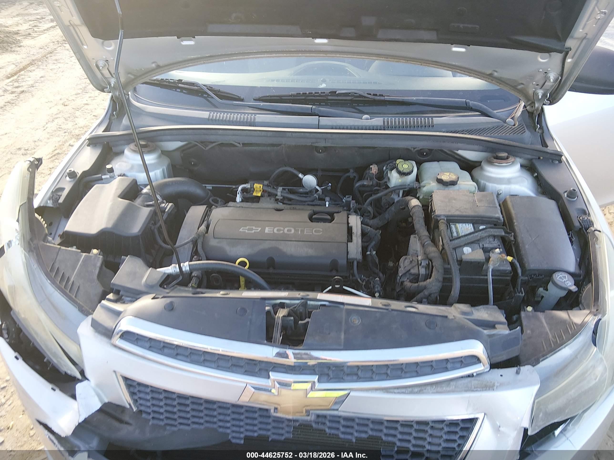 2012 Chevrolet Cruze Ls Silver vin: 1G1PC5SH3C7224180