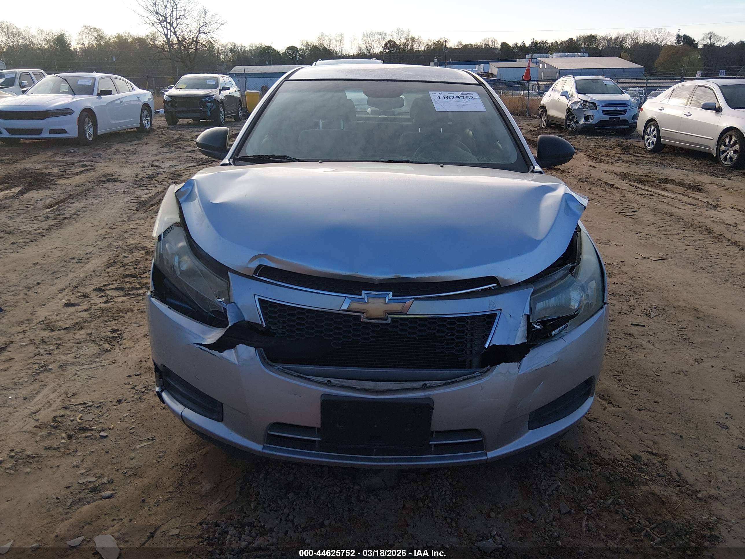 2012 Chevrolet Cruze Ls Silver vin: 1G1PC5SH3C7224180