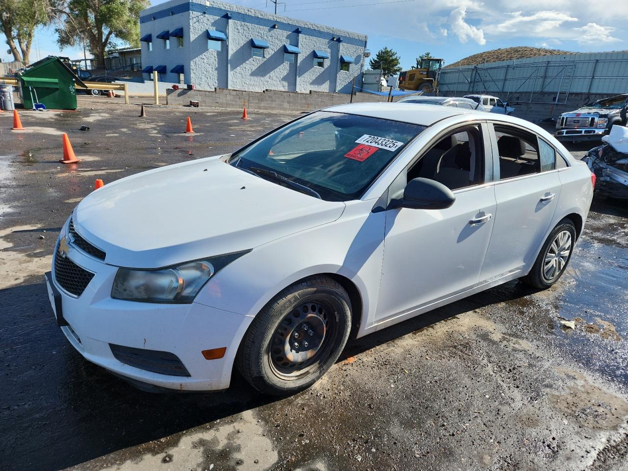 2012 Chevrolet Cruze Ls White vin: 1G1PC5SH3C7261746