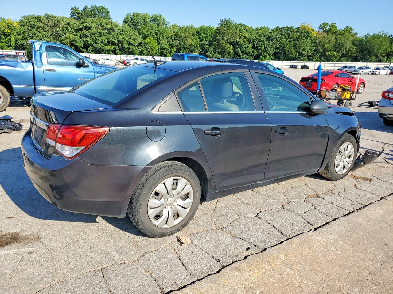 2012 Chevrolet Cruze Ls Charcoal vin: 1G1PC5SH3C7309293