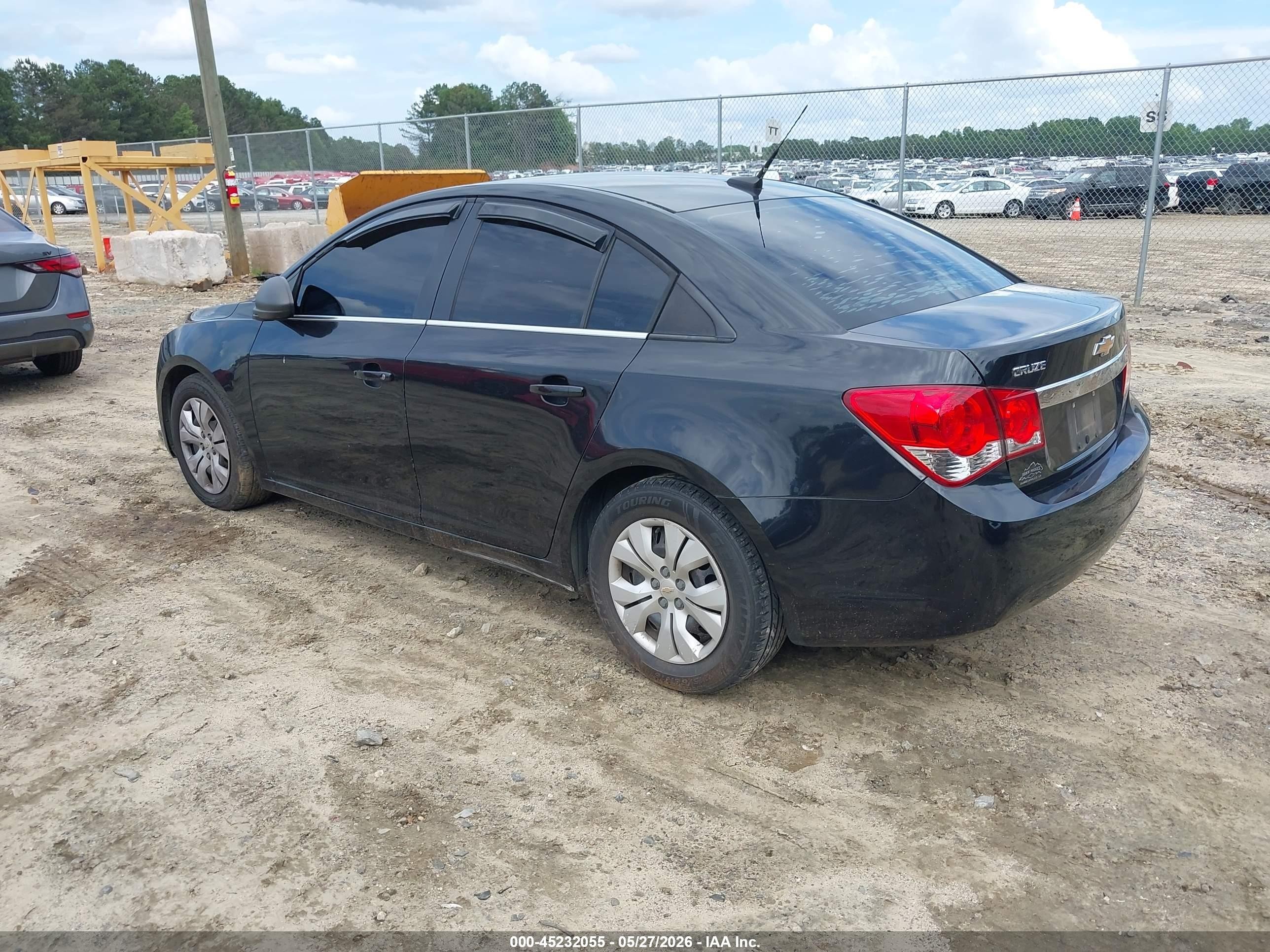 2012 Chevrolet Cruze Ls Black vin: 1G1PC5SH3C7338048