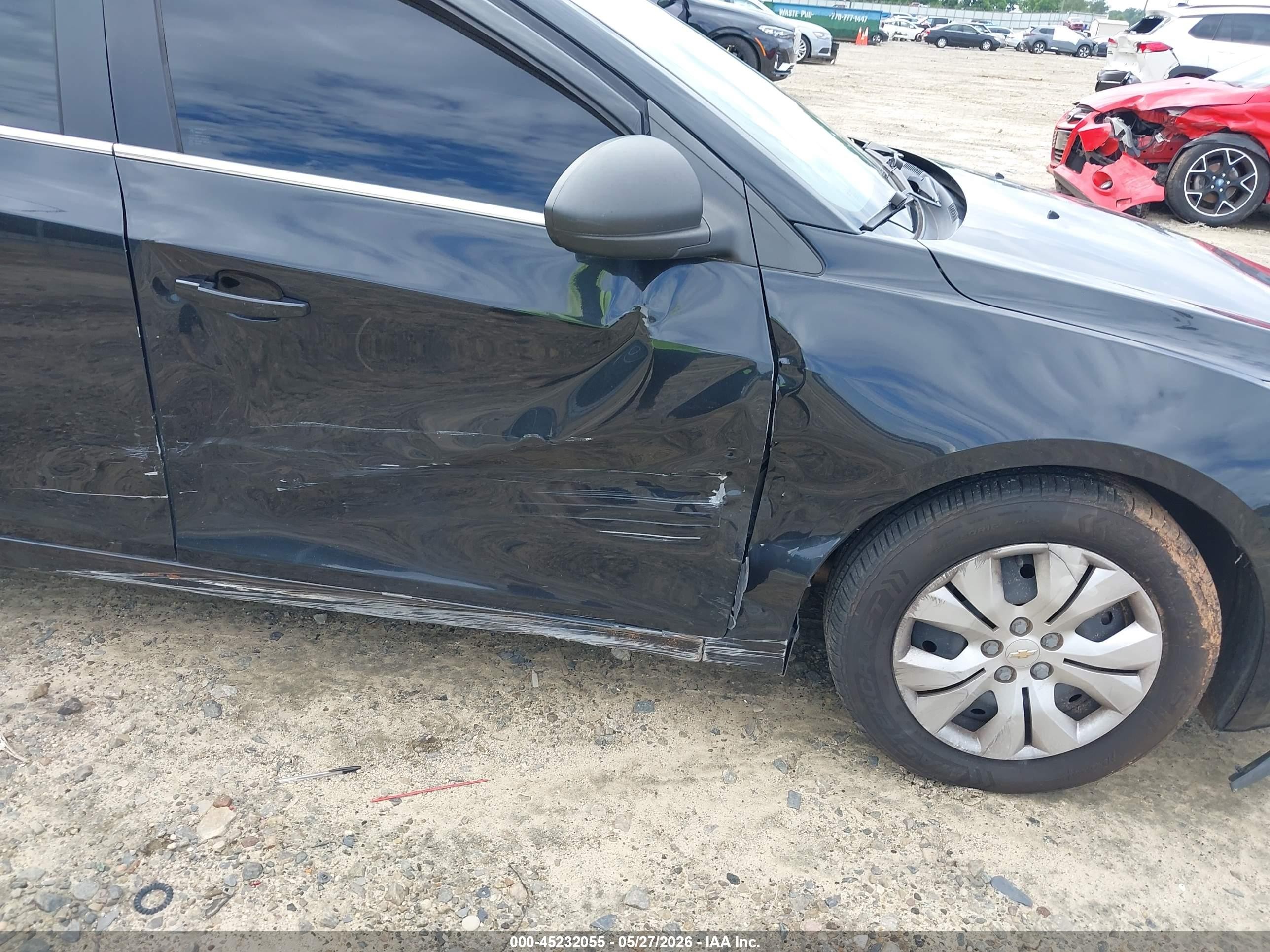 2012 Chevrolet Cruze Ls Black vin: 1G1PC5SH3C7338048