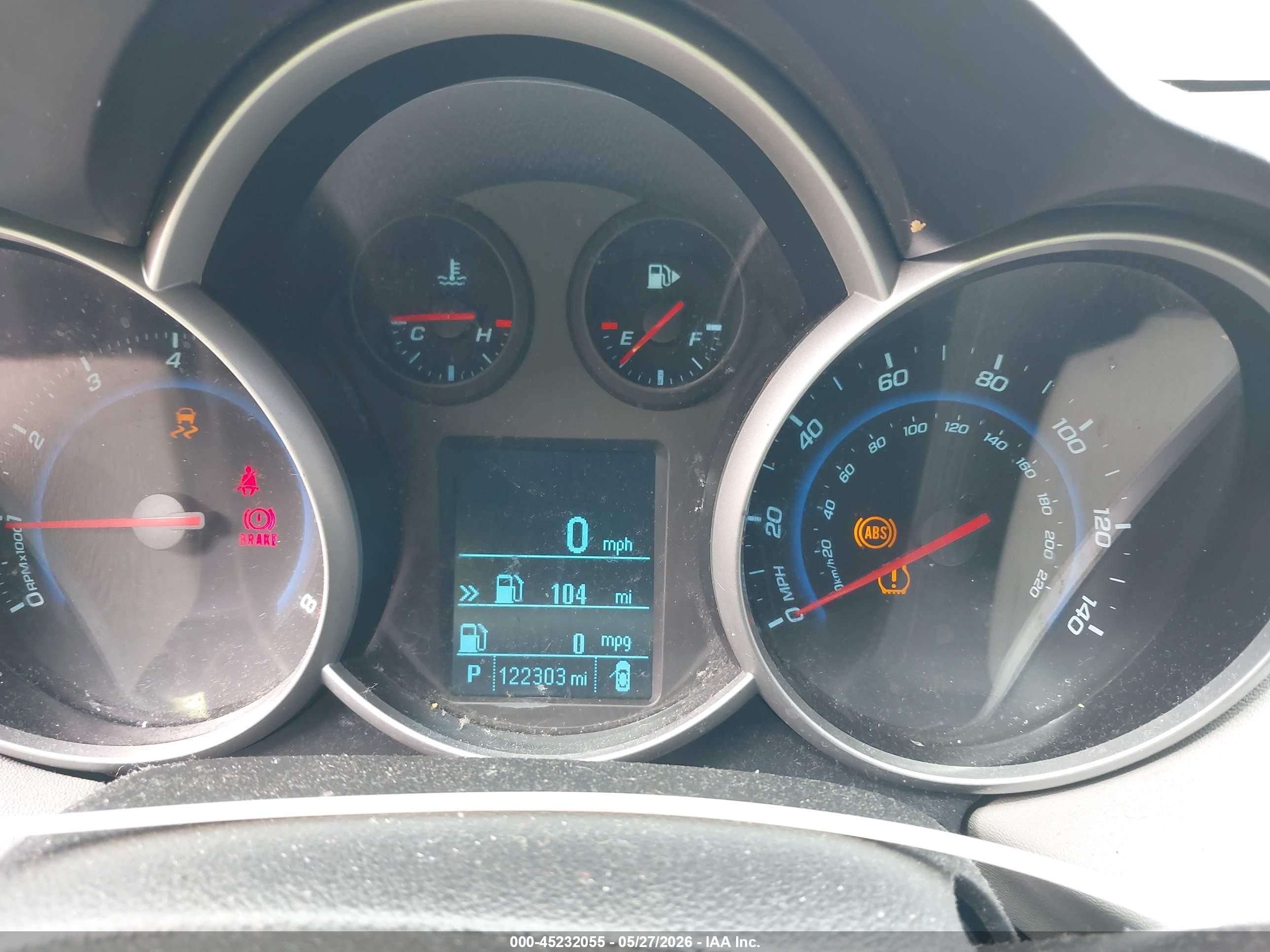2012 Chevrolet Cruze Ls Black vin: 1G1PC5SH3C7338048