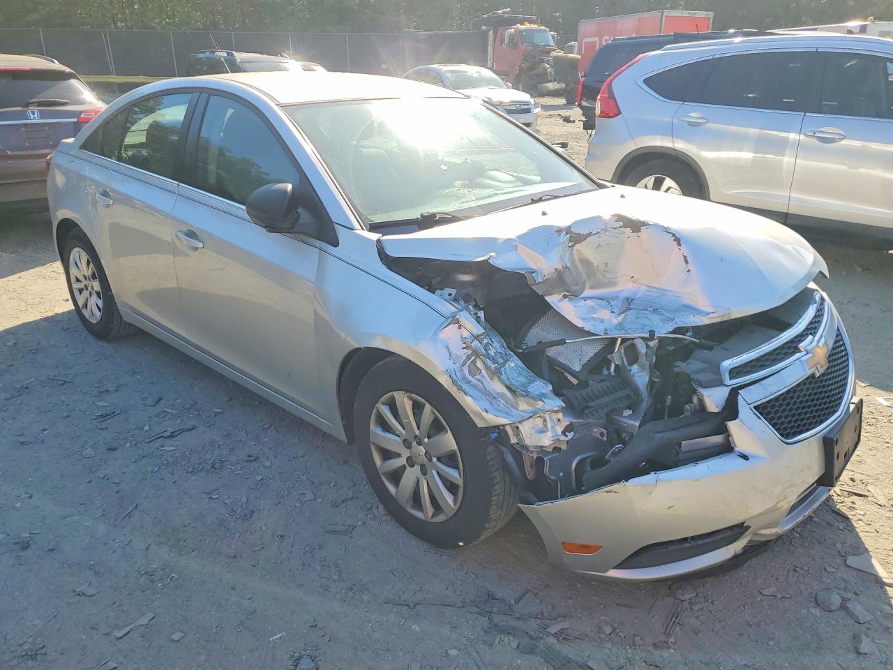2011 Chevrolet Cruze Ls Silver vin: 1G1PC5SH4B7115550