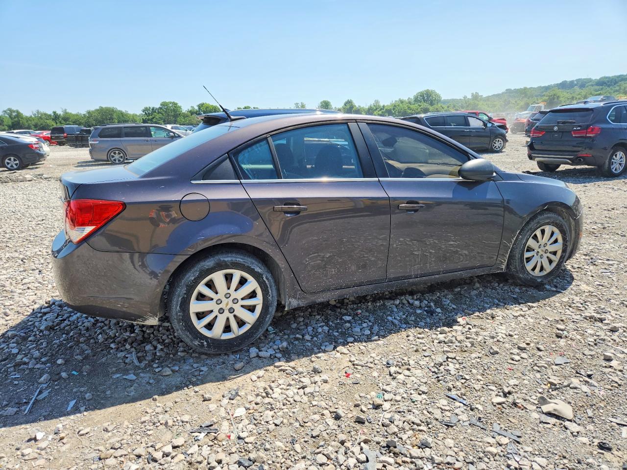 2011 Chevrolet Cruze Ls Gray vin: 1G1PC5SH4B7120294