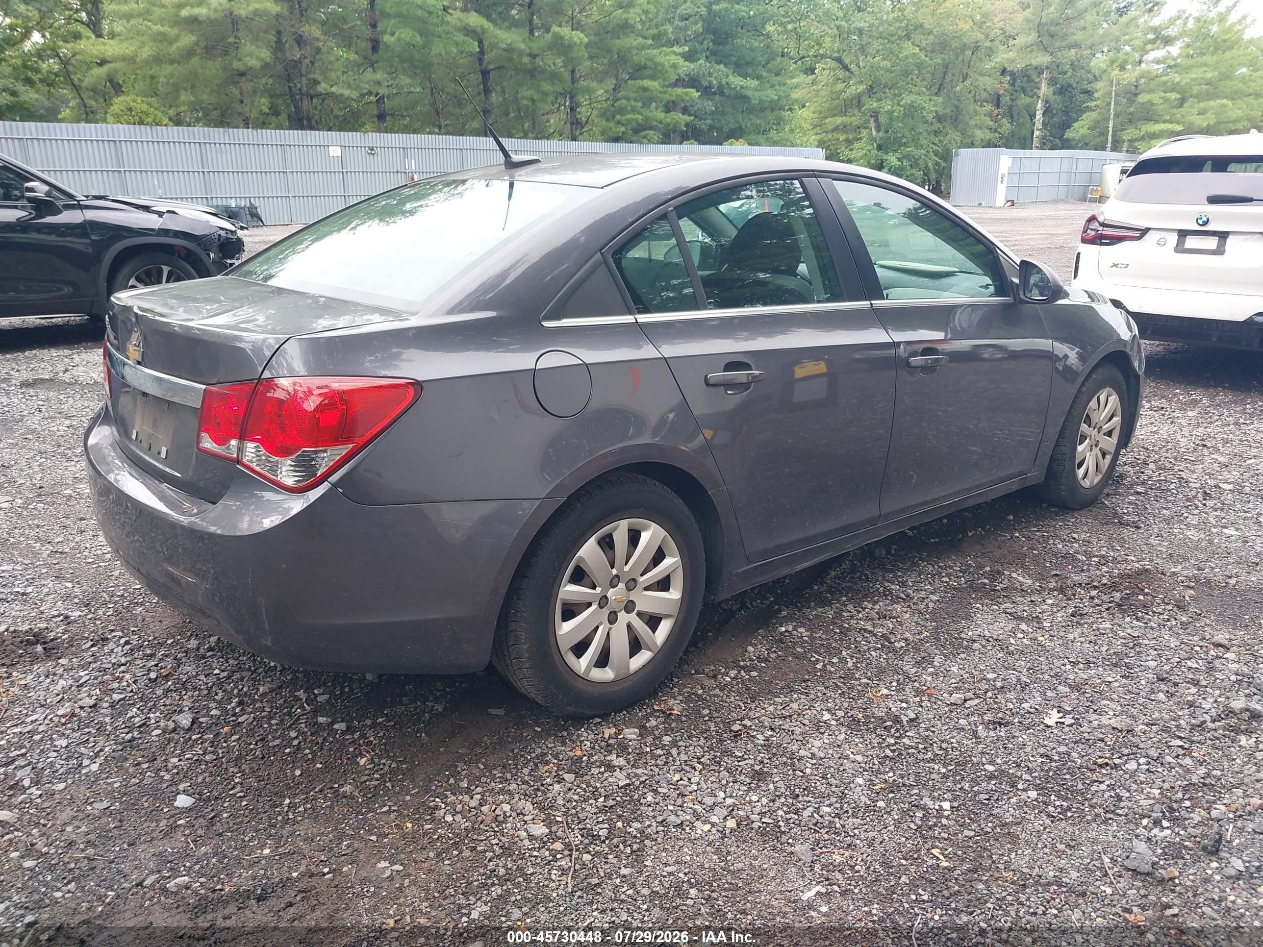 2011 Chevrolet Cruze Ls Black vin: 1G1PC5SH4B7162240