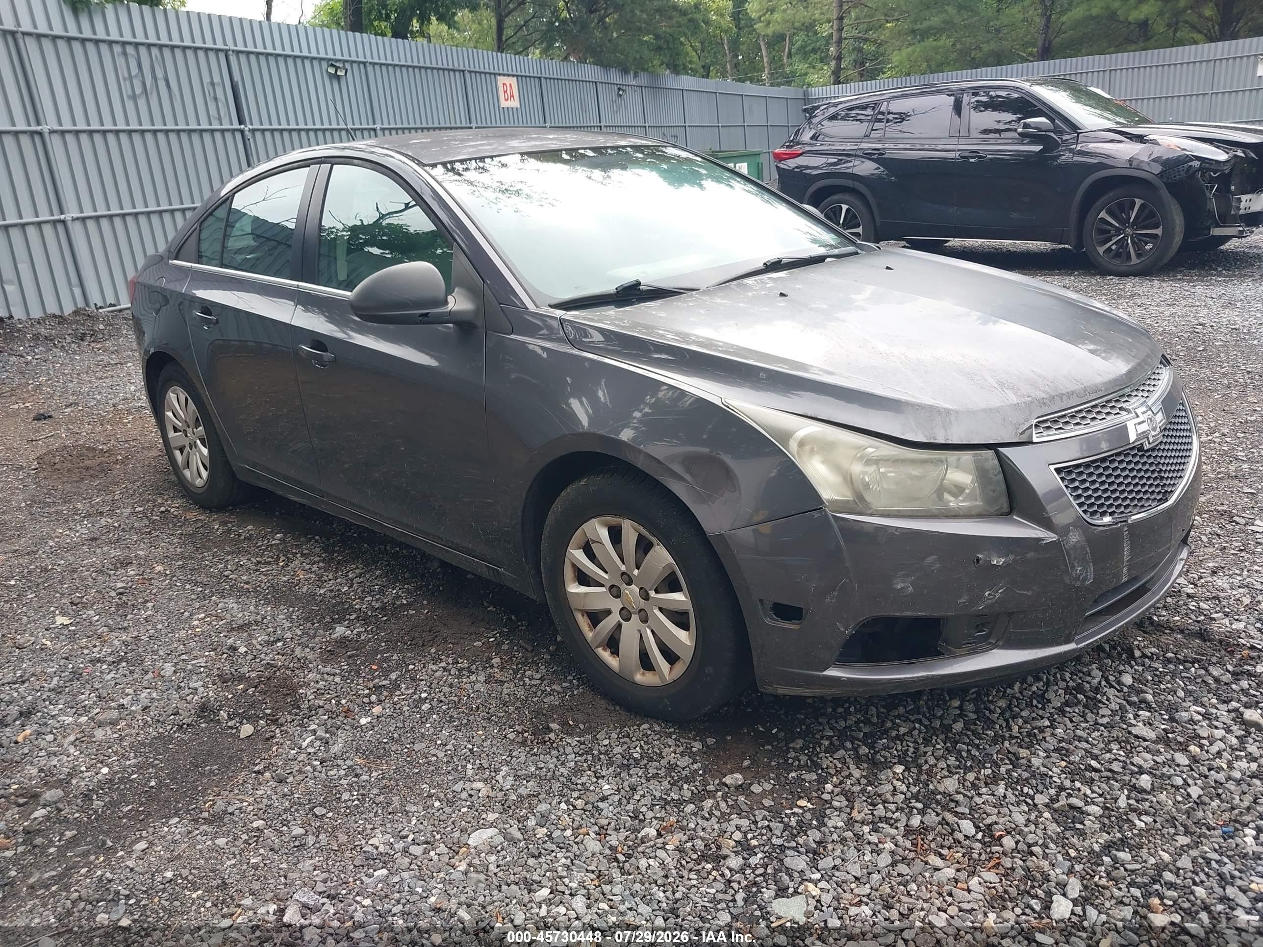 2011 Chevrolet Cruze Ls Black vin: 1G1PC5SH4B7162240