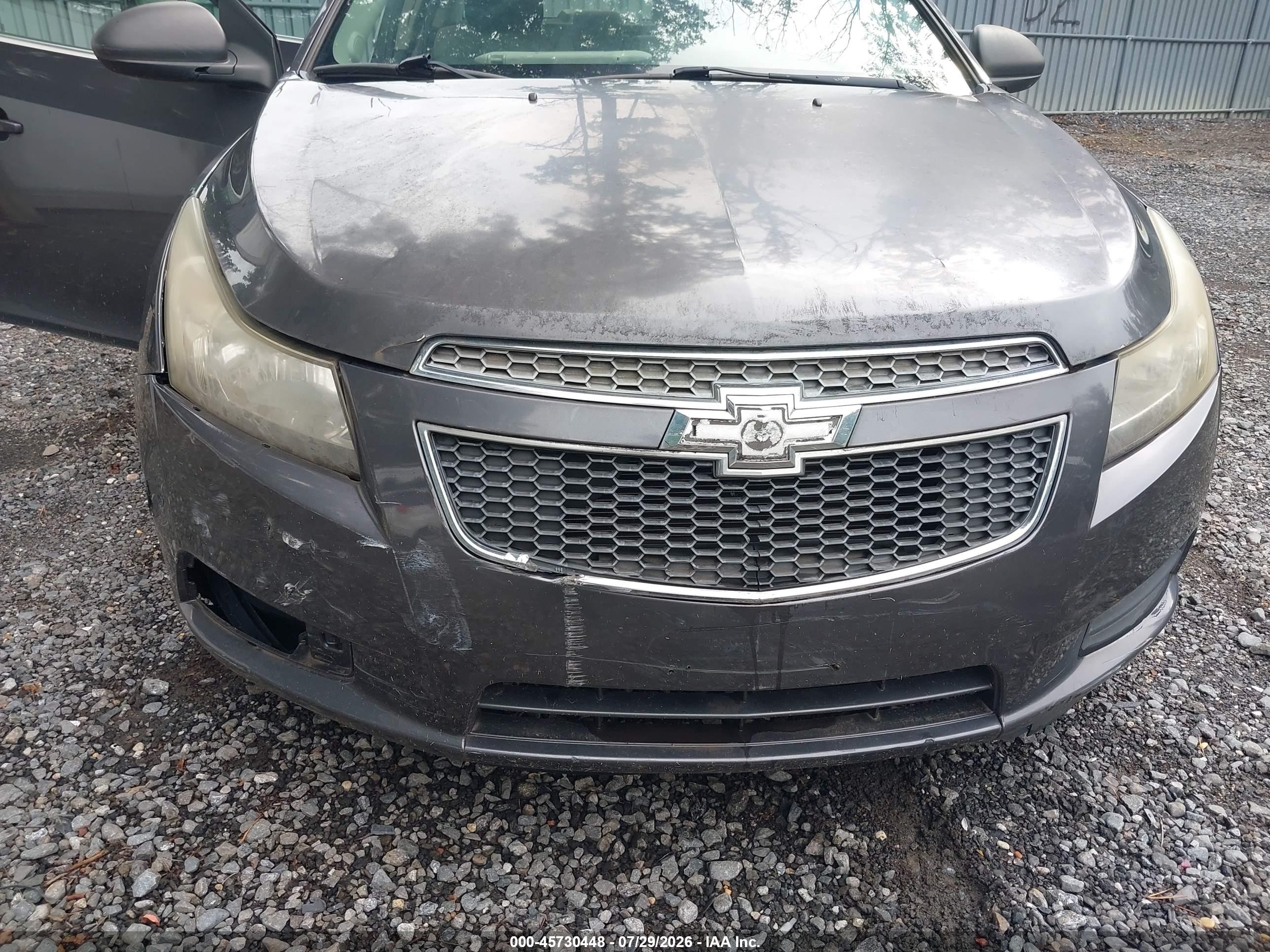2011 Chevrolet Cruze Ls Black vin: 1G1PC5SH4B7162240