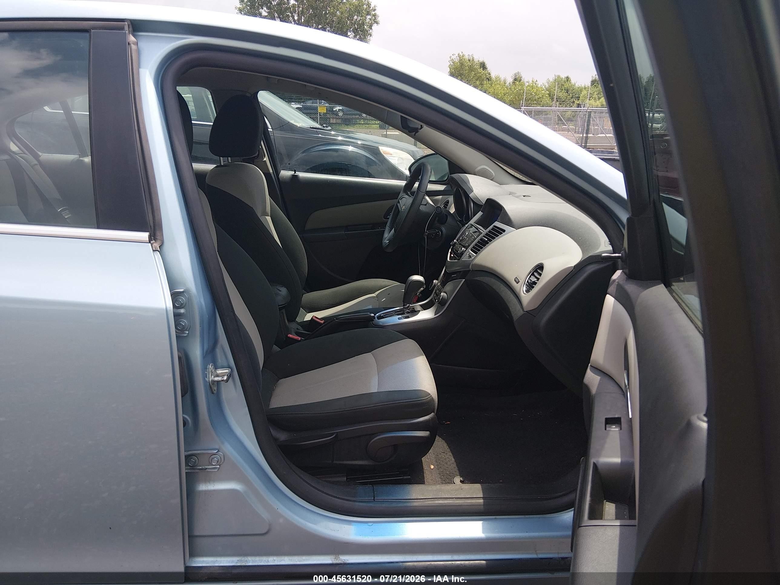 2011 Chevrolet Cruze Ls Light Blue vin: 1G1PC5SH4B7232111