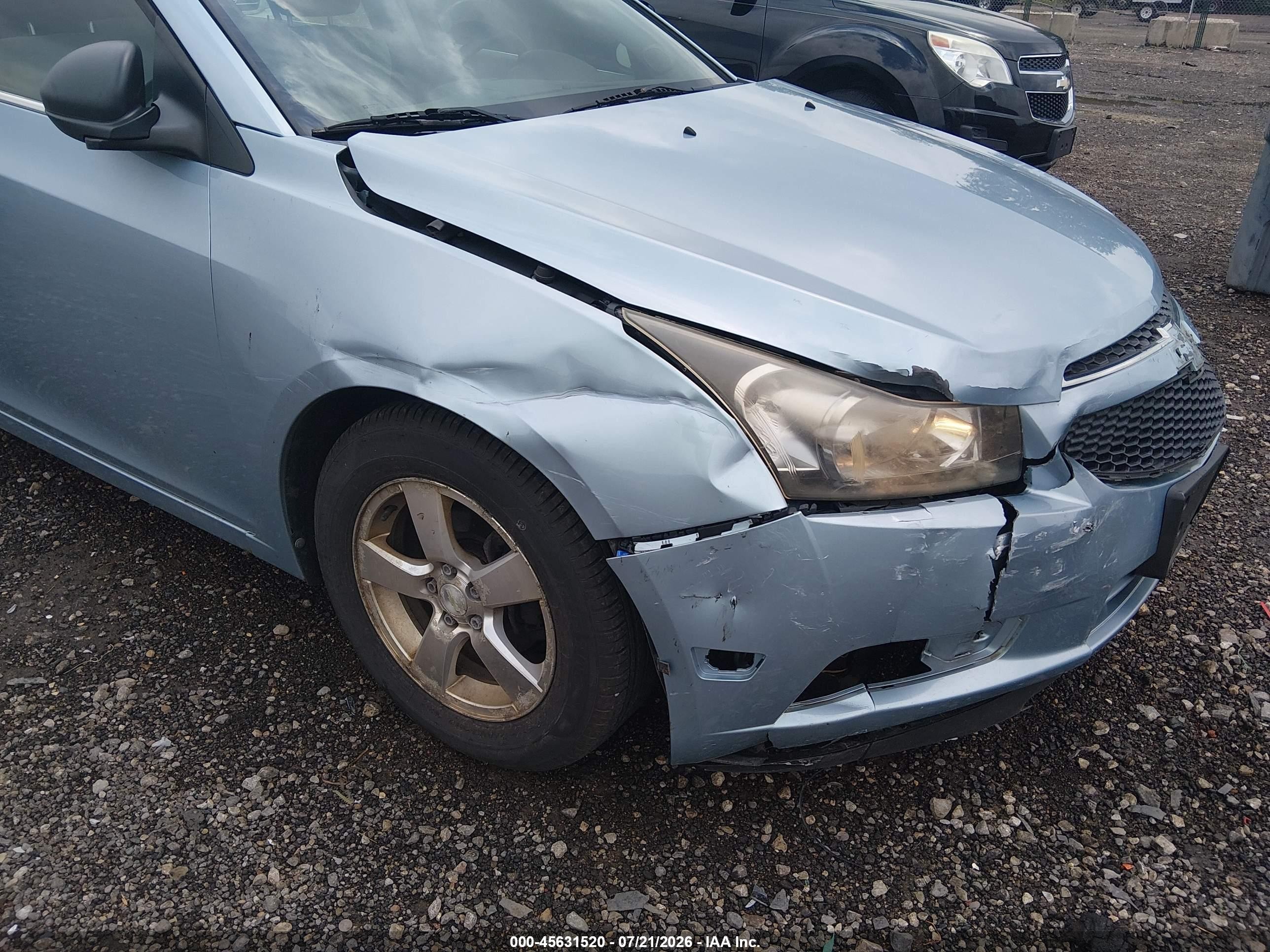 2011 Chevrolet Cruze Ls Light Blue vin: 1G1PC5SH4B7232111