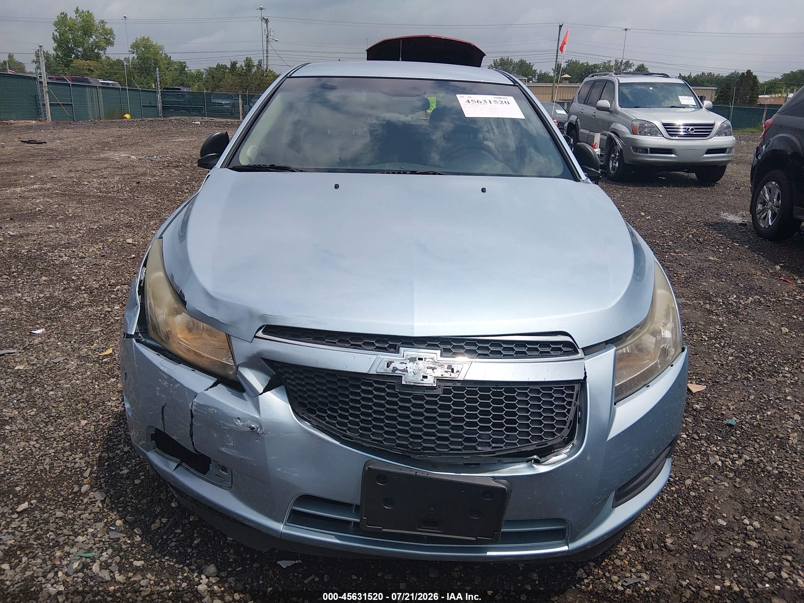 2011 Chevrolet Cruze Ls Light Blue vin: 1G1PC5SH4B7232111