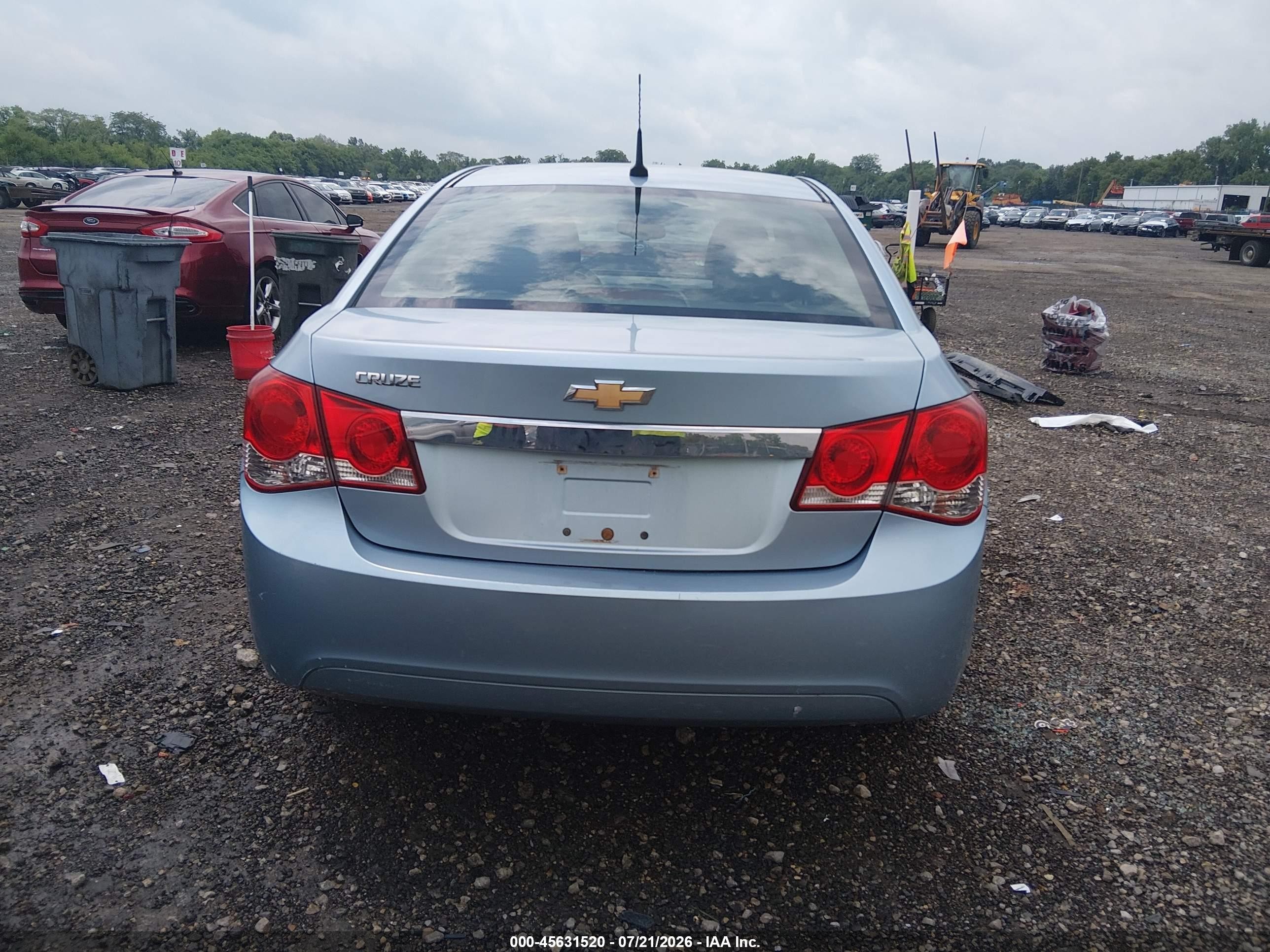 2011 Chevrolet Cruze Ls Light Blue vin: 1G1PC5SH4B7232111
