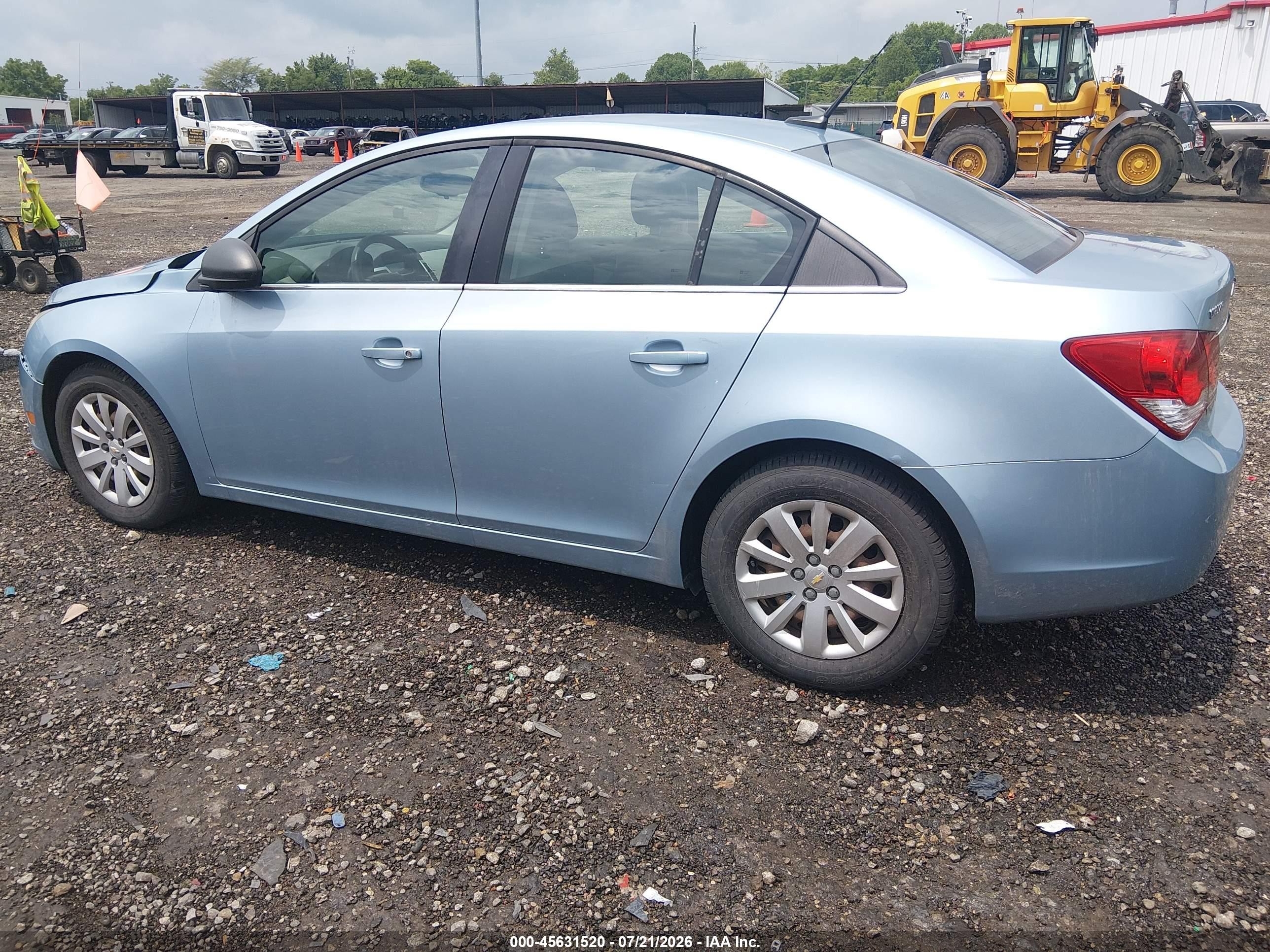 2011 Chevrolet Cruze Ls Light Blue vin: 1G1PC5SH4B7232111