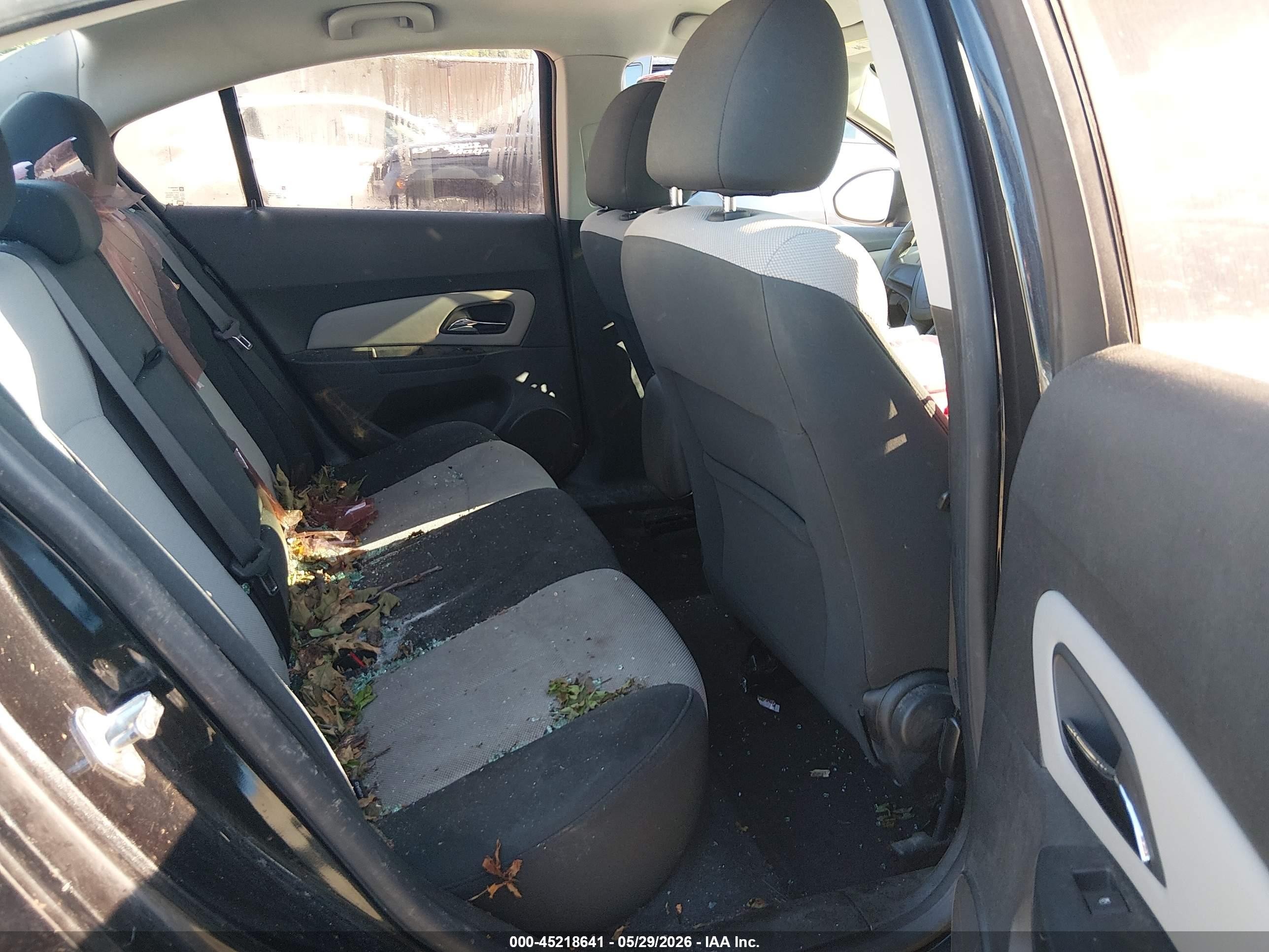 2011 Chevrolet Cruze Ls Black vin: 1G1PC5SH4B7270325