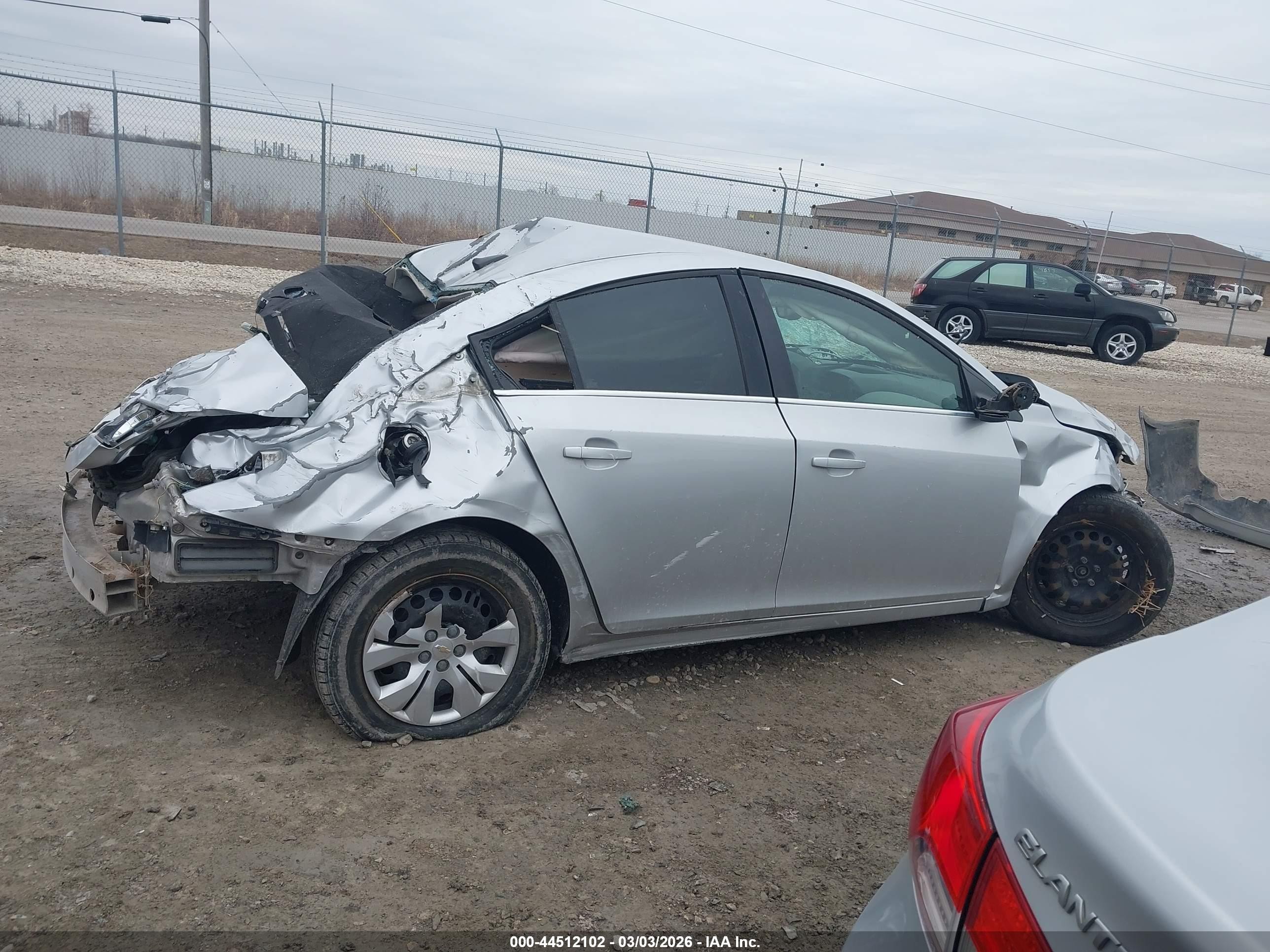 2012 Chevrolet Cruze Ls Silver vin: 1G1PC5SH4C7159842