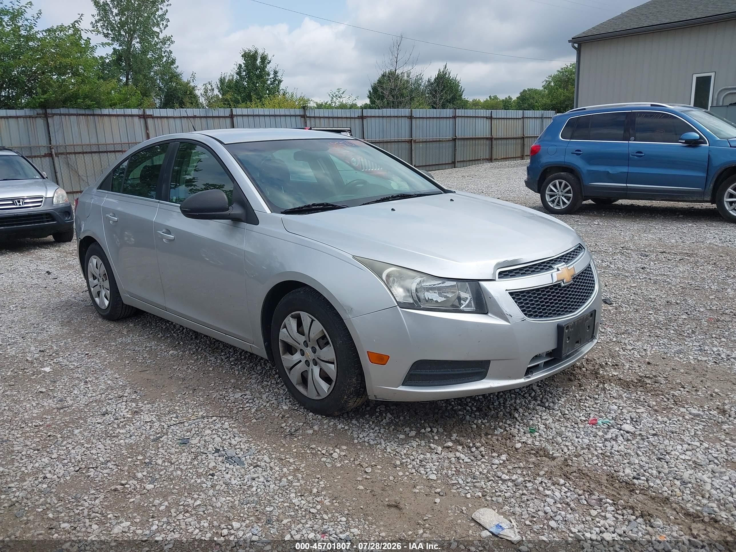 2012 Chevrolet Cruze Ls Silver vin: 1G1PC5SH4C7168802
