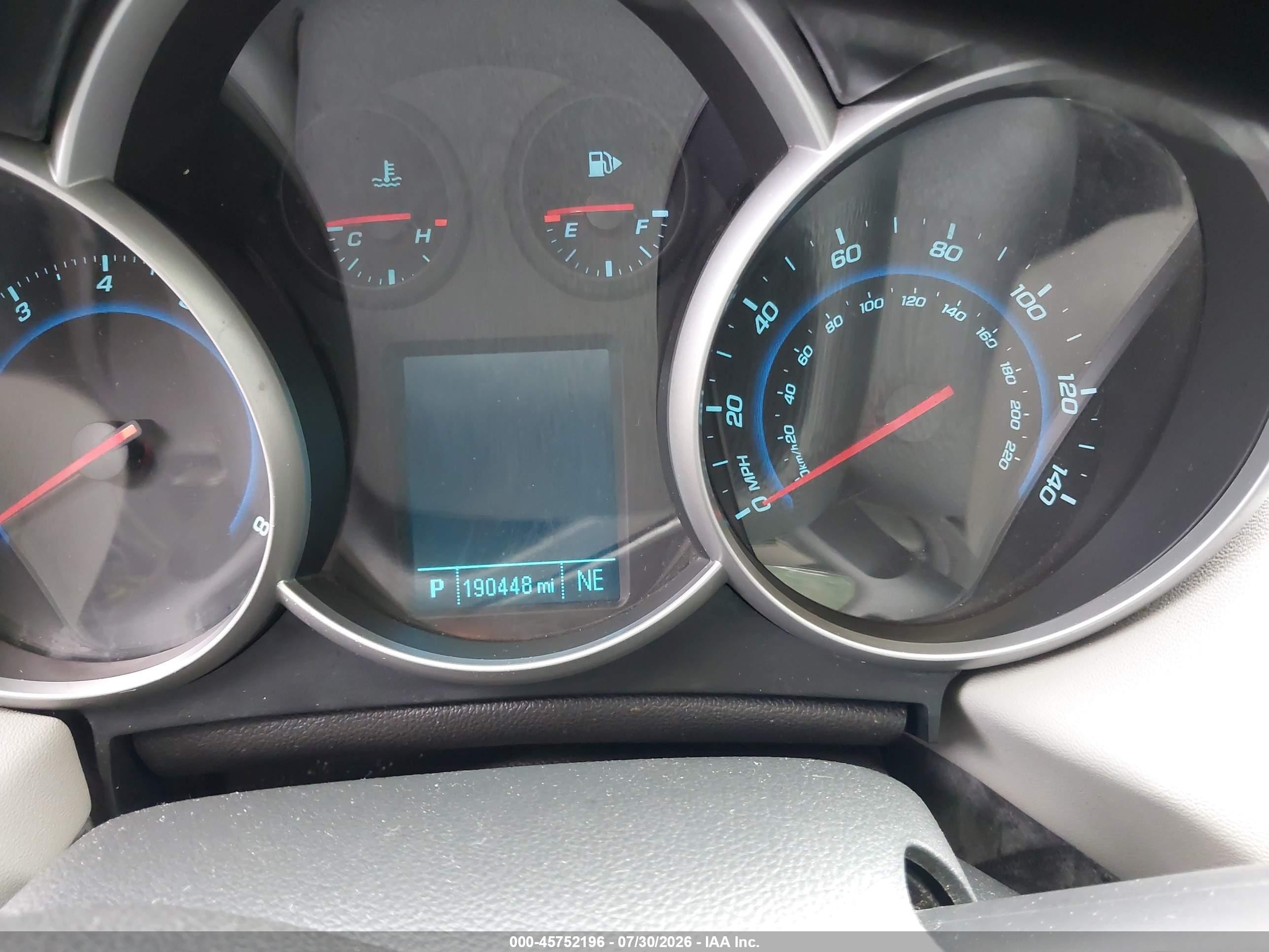 2012 Chevrolet Cruze Ls Blue vin: 1G1PC5SH4C7192226