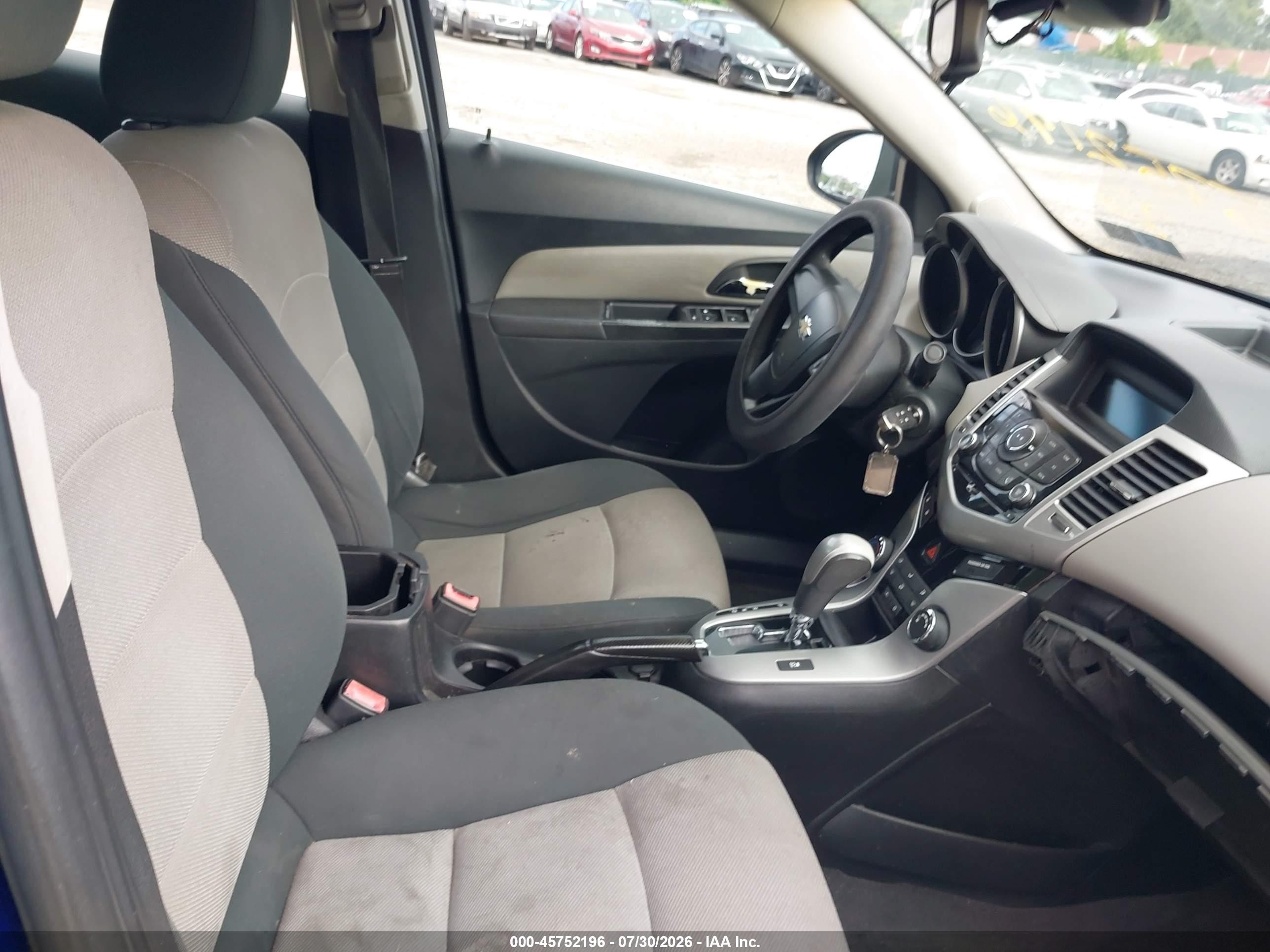 2012 Chevrolet Cruze Ls Blue vin: 1G1PC5SH4C7192226